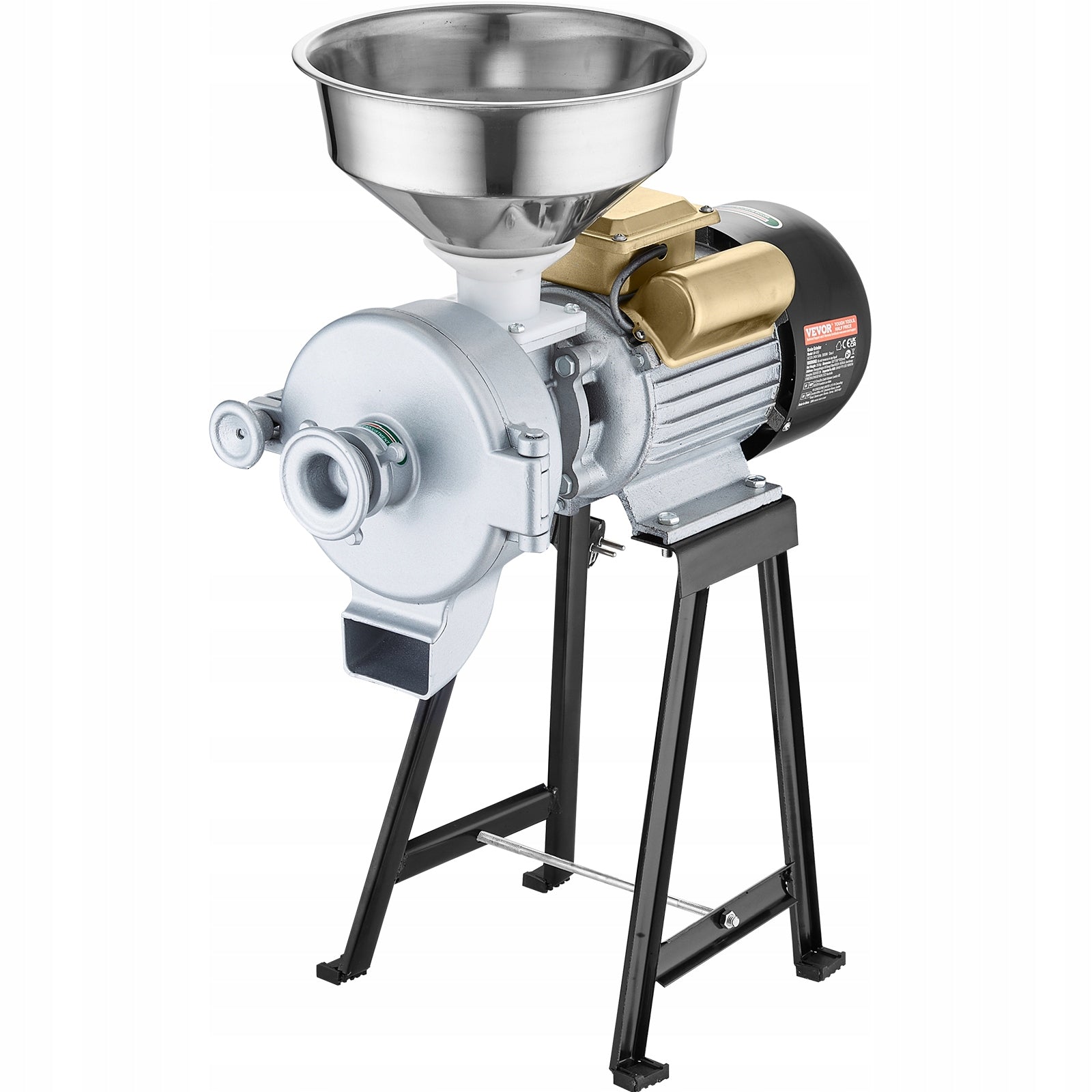 VEVOR 3000W Electric Grain Grinder Corn Wheat Flour Cereal Mill Wet & Dry