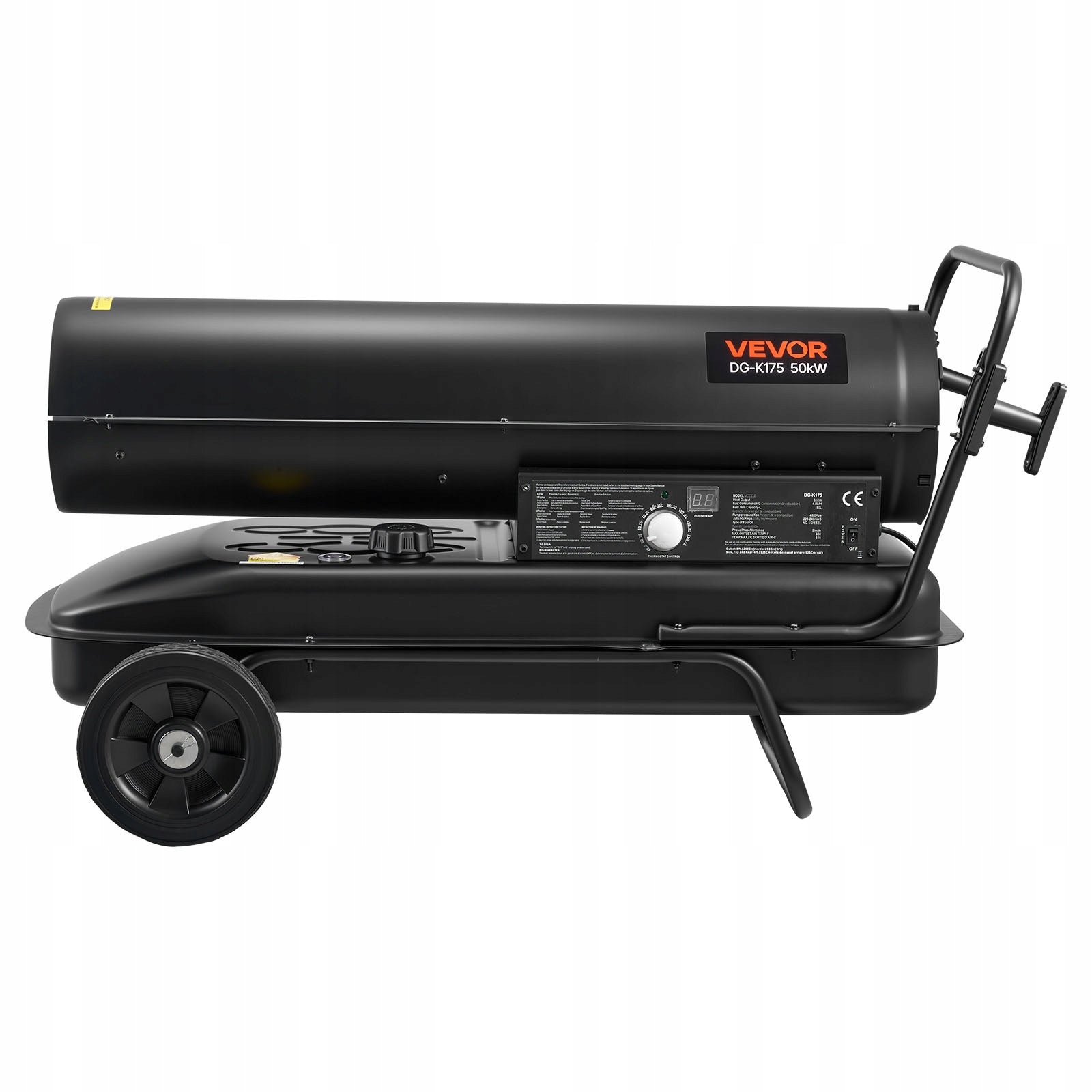 VEVOR 50KW Diesel Heater With Wheels And Temperature Control