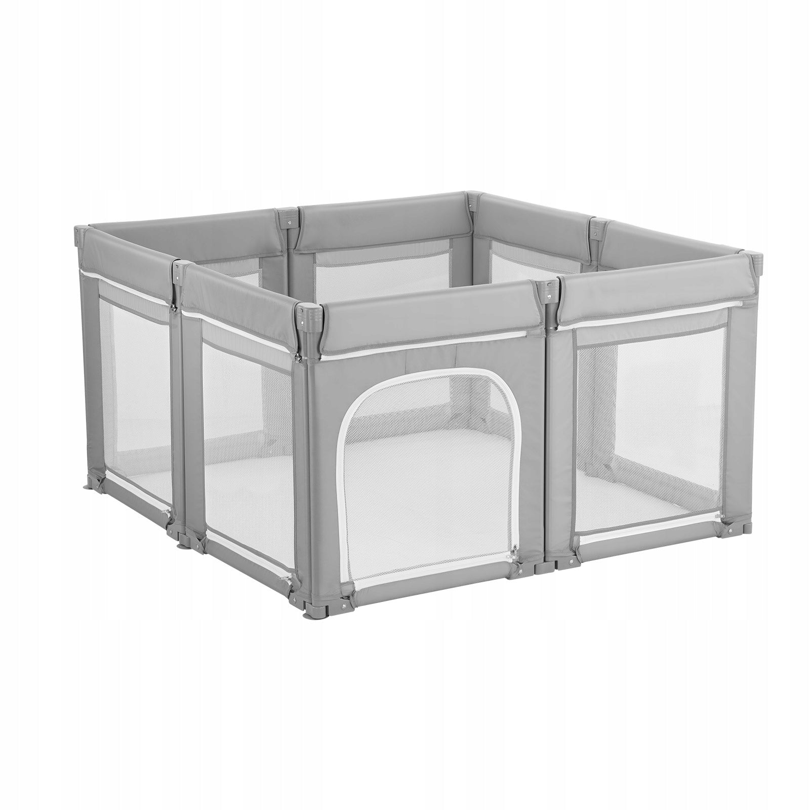 VEVOR Baby Playpen 120x120CM With Zipper Door