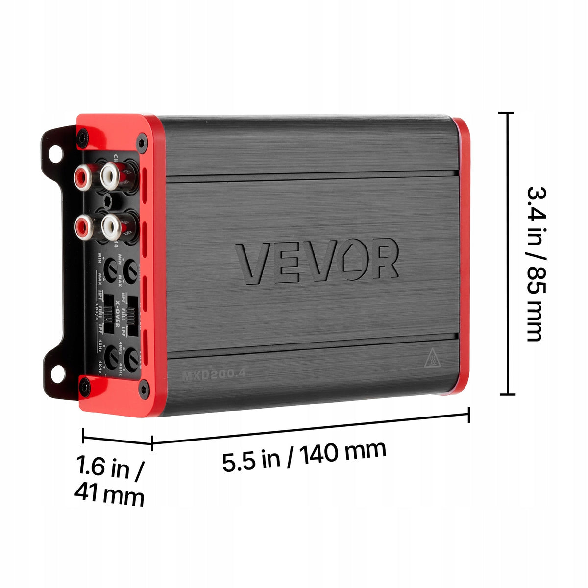 VEVOR Car Amplifier 4-Channel Crystal Clear Sound Quality Manufacturer code 4TDDL4X100W