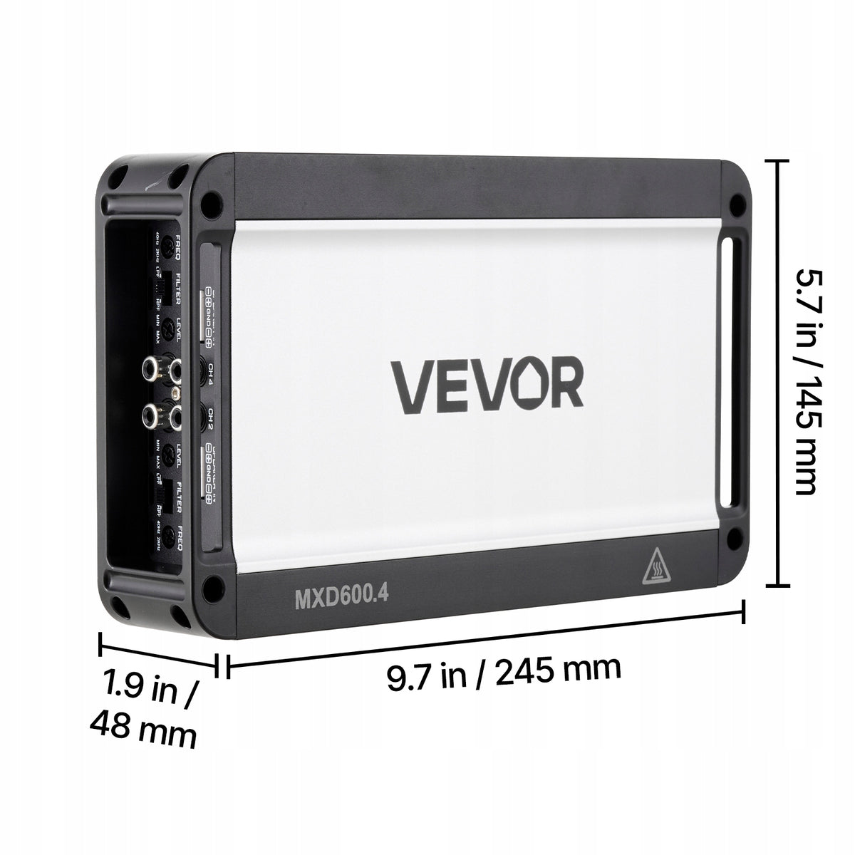 VEVOR Car Amplifier 4-Channel High Power And High Performance Manufacturer code 4TDDL4X300