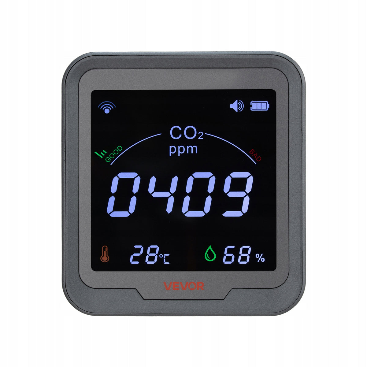 VEVOR Carbon Dioxide Sensor With Mini Program Carbon Dioxide Meter Series czujnik dwutlenku węgla