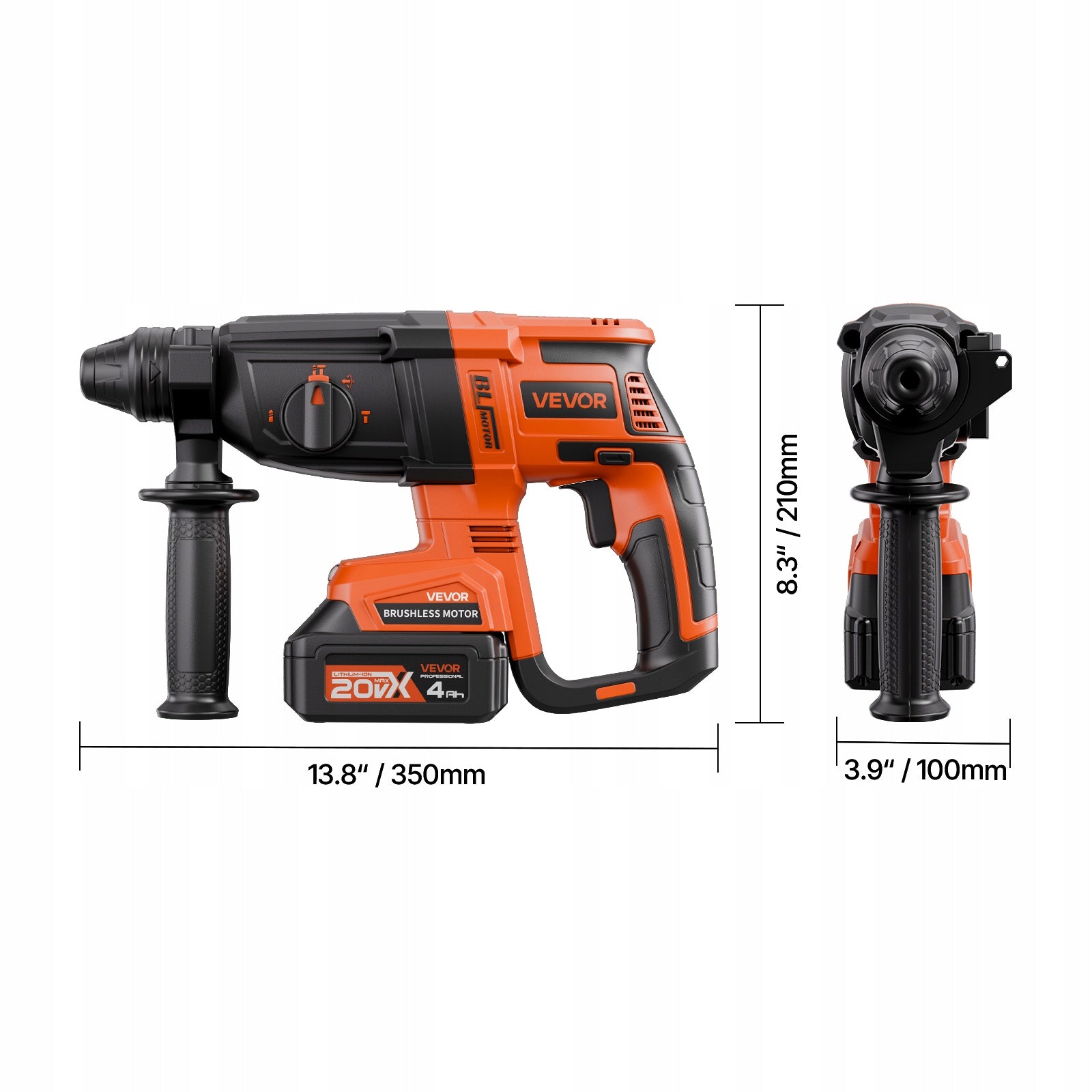 VEVOR Cordless Impact Drill 3J 28MM With Ergonomic Handle Manufacturer code DC20WSDC28