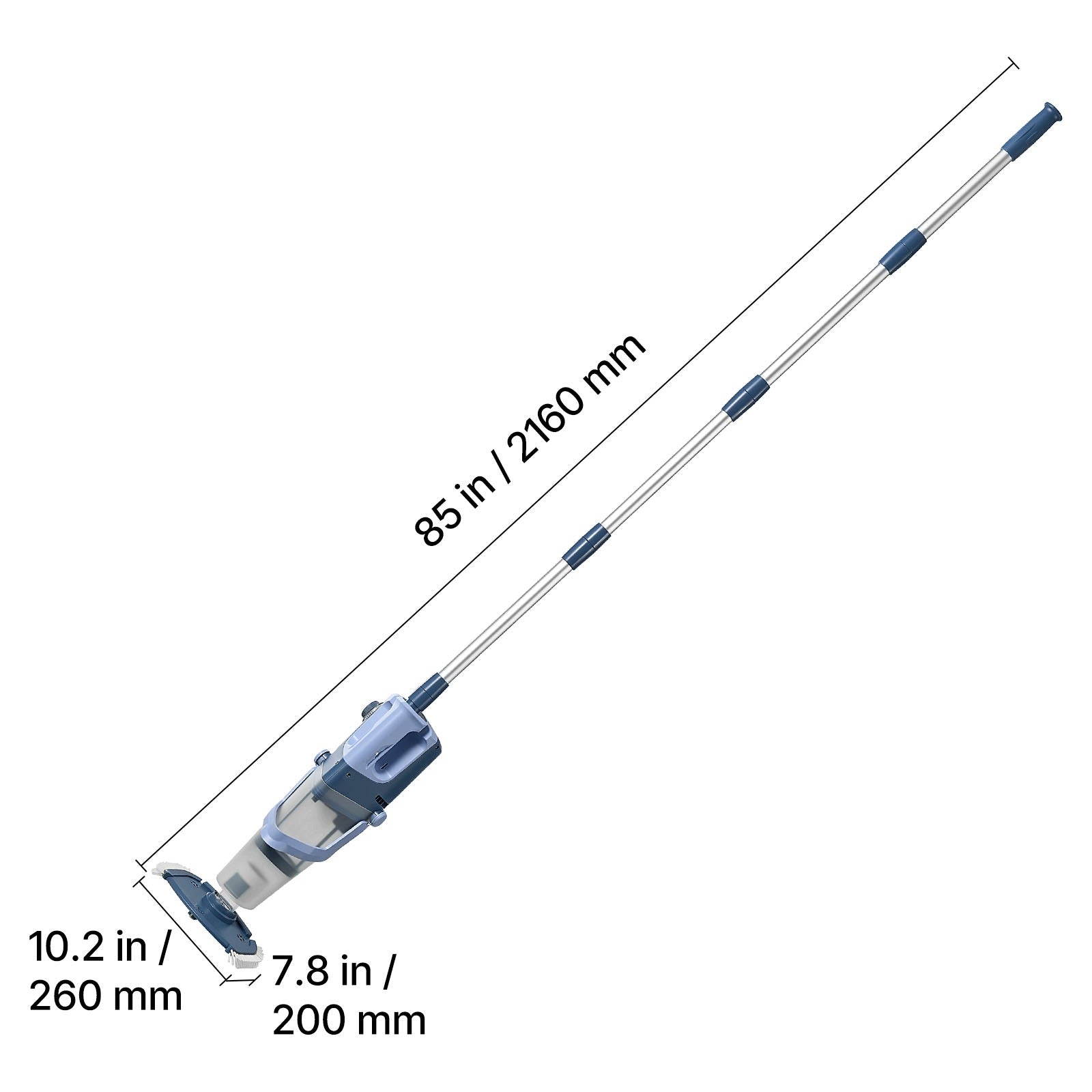 VEVOR Cordless Pool Vacuum Cleaner 100L/Min With Extension Rod Manufacturer code WXDXYCXCQLDXEAPX1001V2