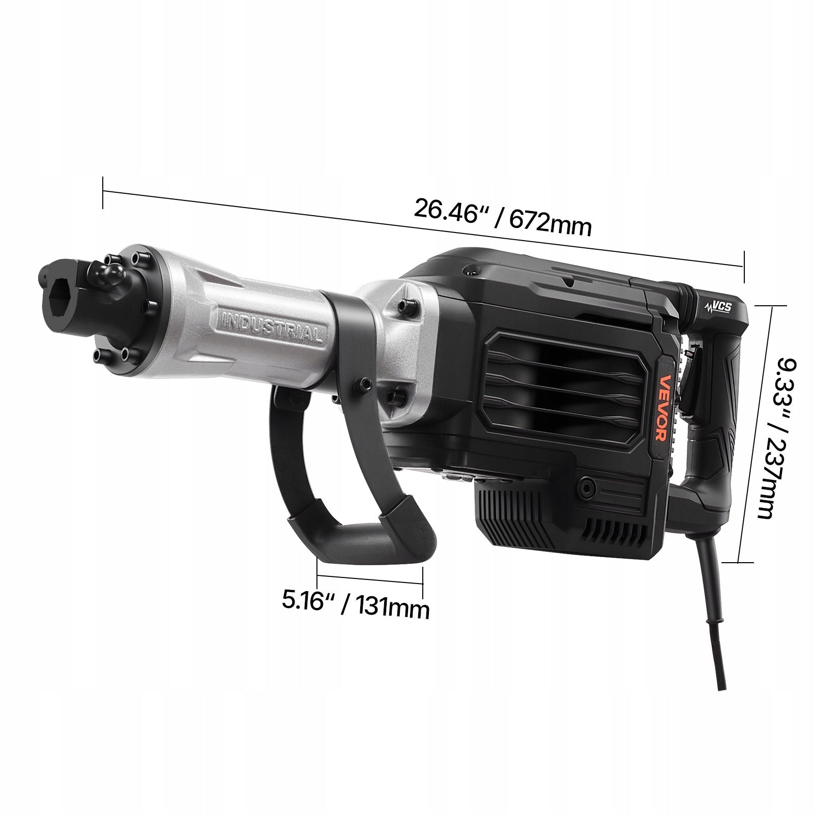 VEVOR Demolition Hammer 3000W 60J Electric Concrete Wall Hammer Manufacturer code DXDHCS118YC1ROIP