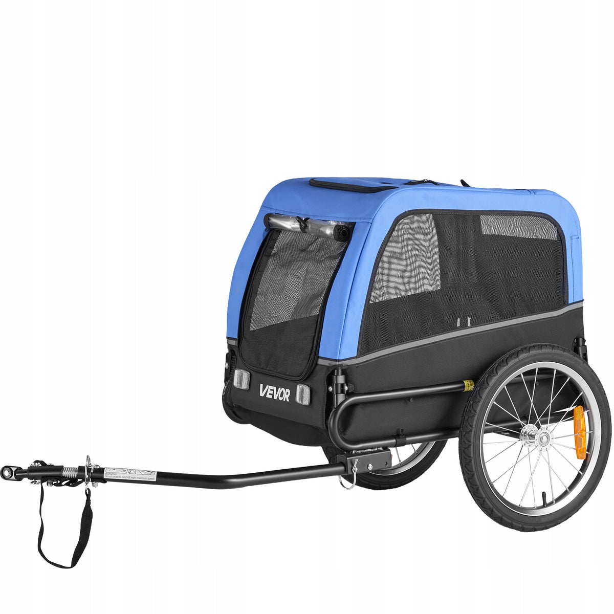 VEVOR Dog Bicycle Trailer Load Capacity 30KG With Flag And Inner Lanyard Manufacturer code TCSCWZXCTC5