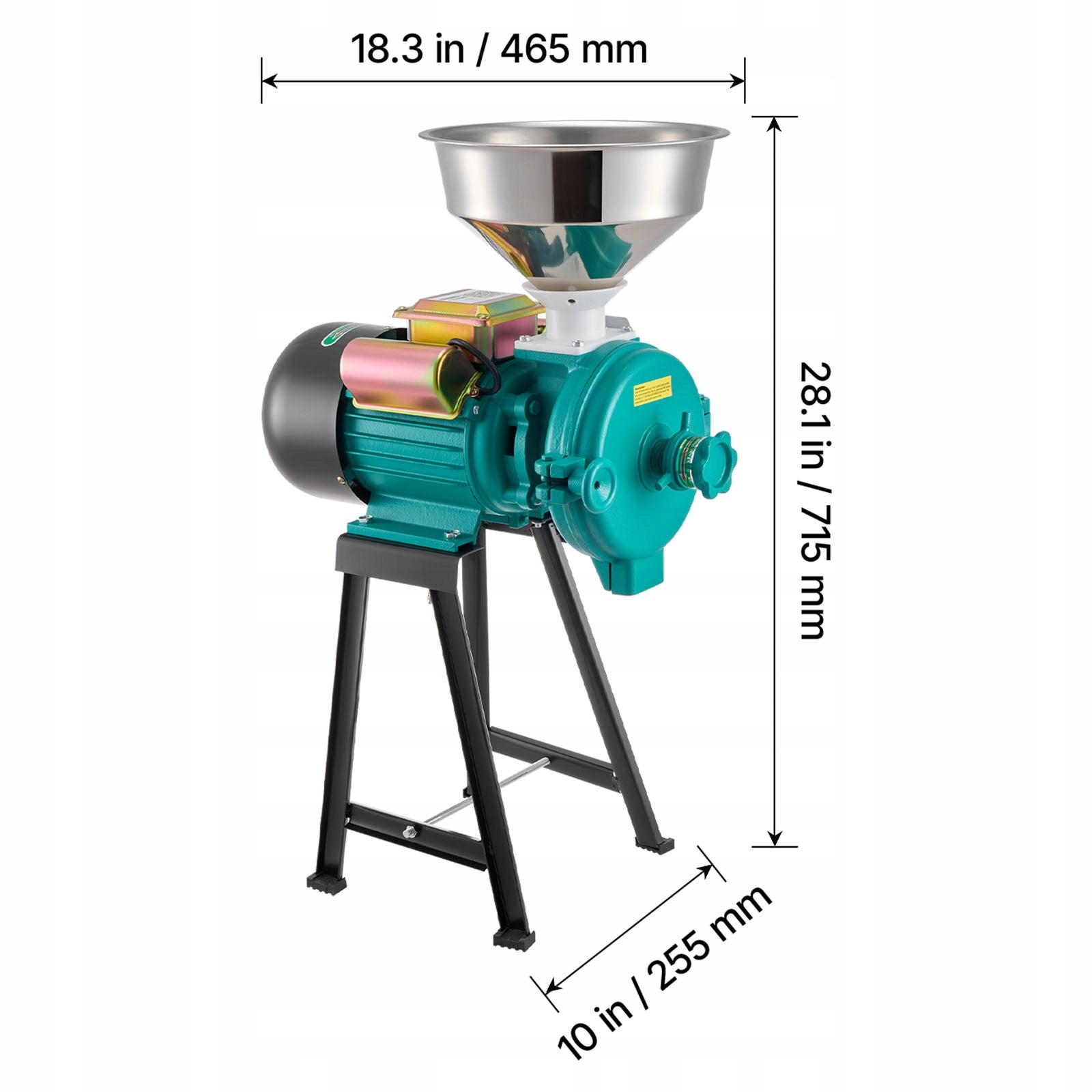 VEVOR Electric Grain Grinder 2200W 50KG/H Fast Cast Iron Dry Mill Manufacturer code DDMPSGWYMJZTFCU
