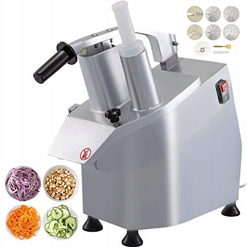 VEVOR Electric Vegetable Slicer 550W 6 Discs Professional
