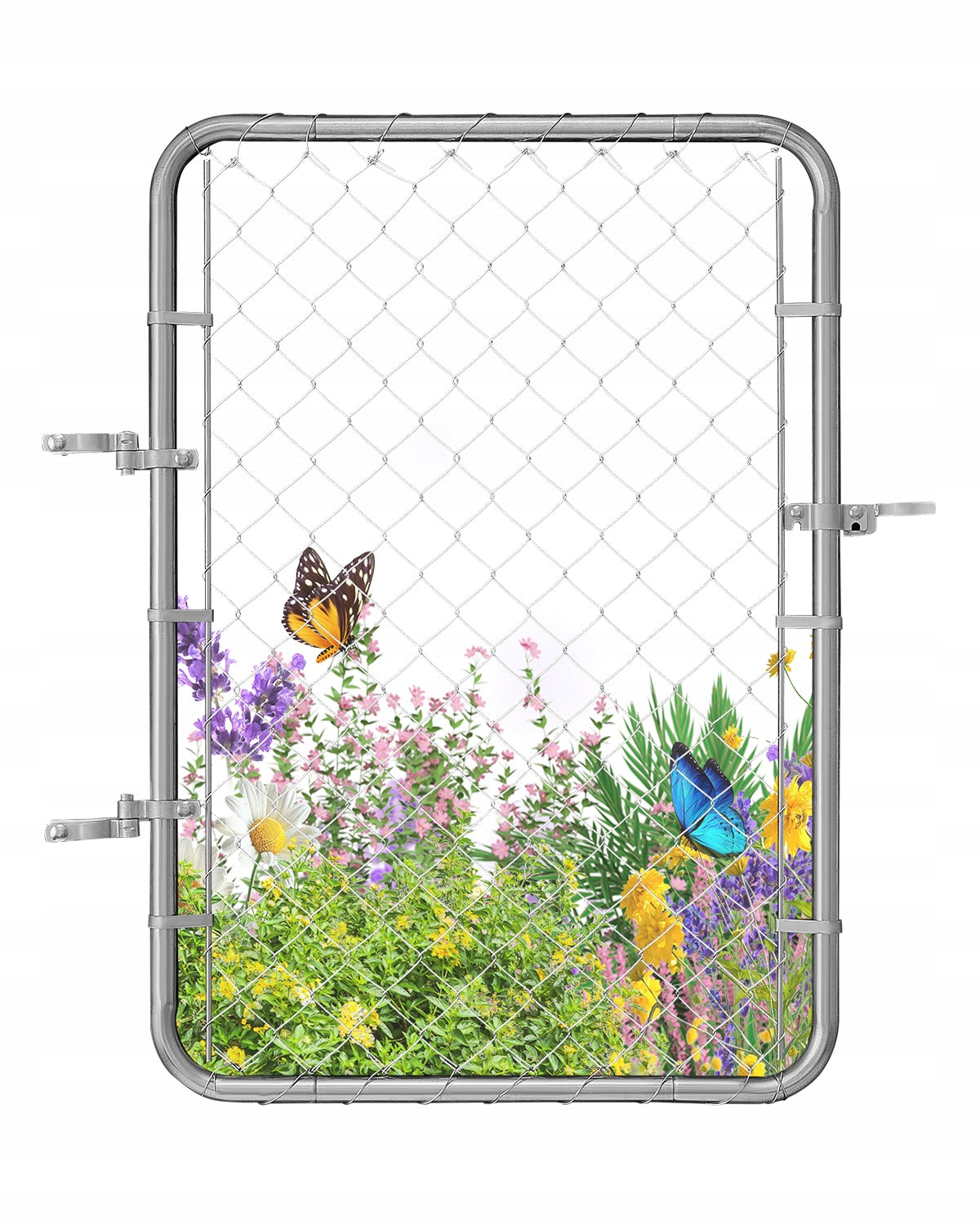 VEVOR Garden Gate 117x81CM Garden Gate Chains For Courtyards