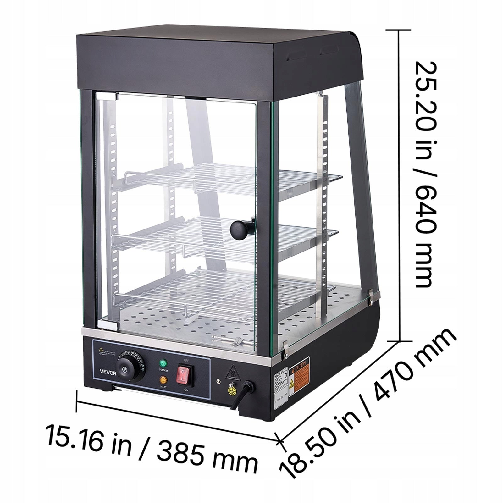 VEVOR Heating Cabinet 57L 800W 3-Level 30 – 85°C Food Warmer Manufacturer code TYZSJHS3C15Y6Y6NA0