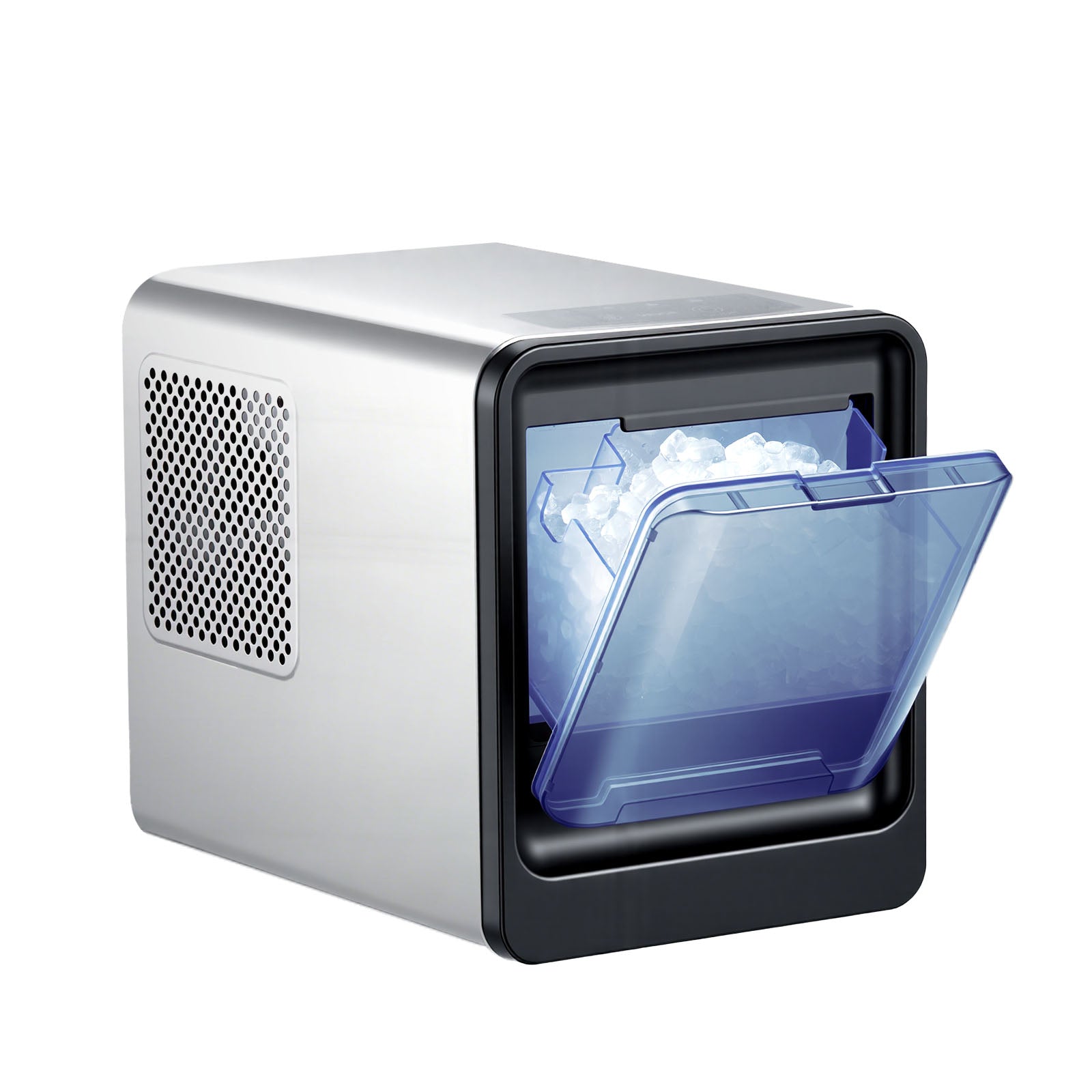 VEVOR Ice Machine 0.8L 15KG/Day 105W Chewing Ice Cubes For Home Brand Vevor
