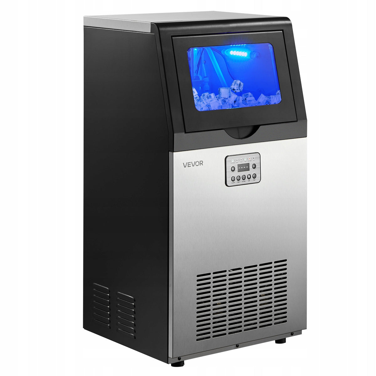 VEVOR Ice Machine 45KG/Day With LED Display For Restaurant Brand Vevor