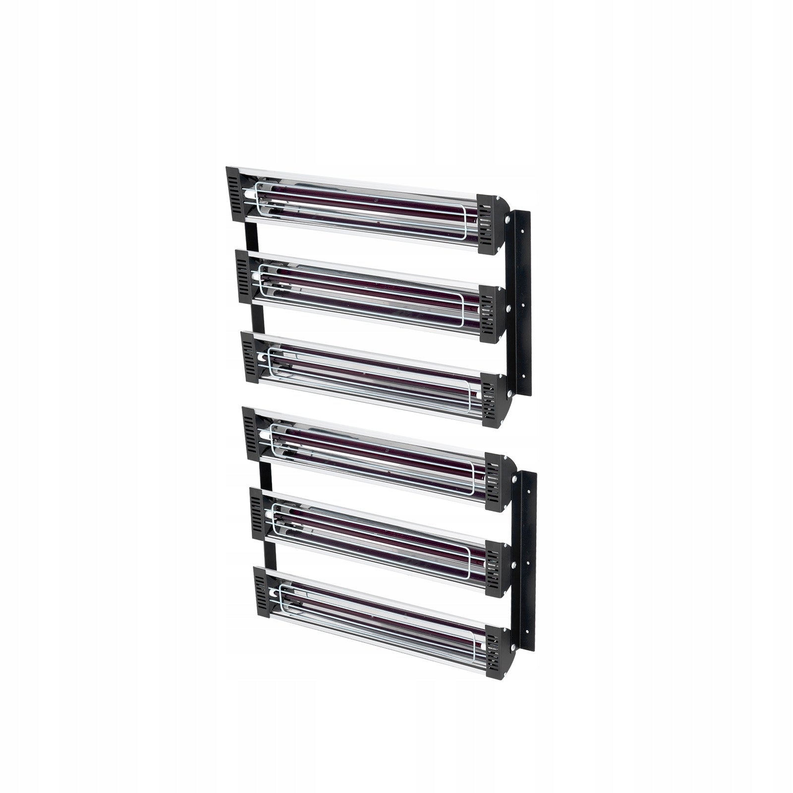 VEVOR Lampa Na Podczerwień 2 Szt Mocy 3000W 54x30CM 60HZ Do Malowania Color silver