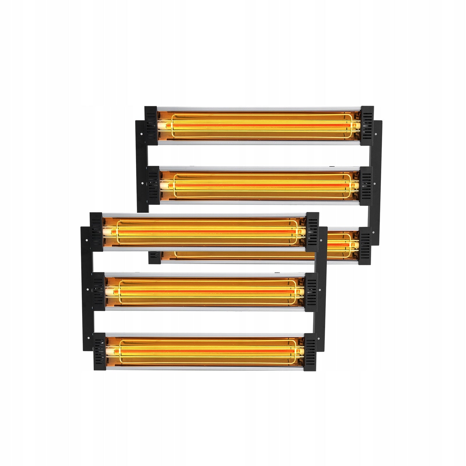 VEVOR Lampa Na Podczerwień 2 Szt Mocy 3000W 54x30CM 60HZ Do Malowania