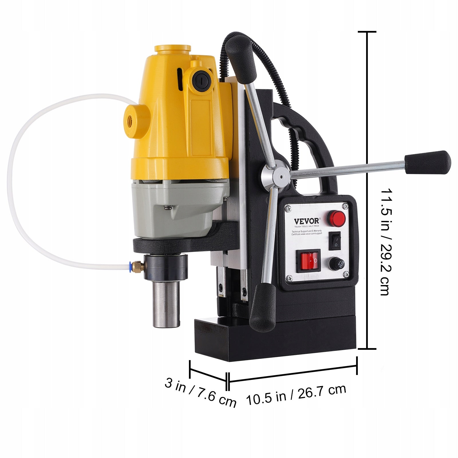 VEVOR Magnetic Drill 1100W 12000N 40MM With 6Pcs Chisel Drill Bits Manufacturer code CLZTJJKX640MMKJT