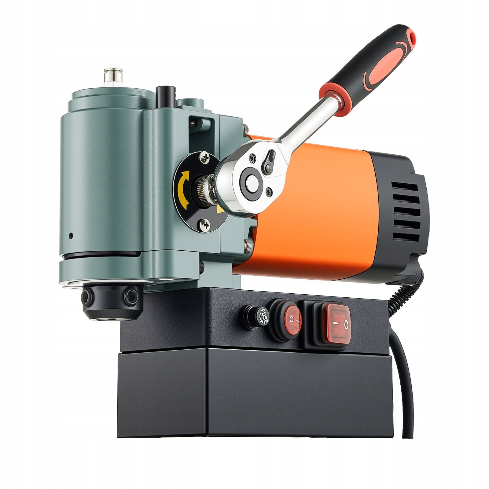 VEVOR Magnetic Drilling Machine 1300W Drill Diameter 35MM Orange Drill weight 9.5 kg