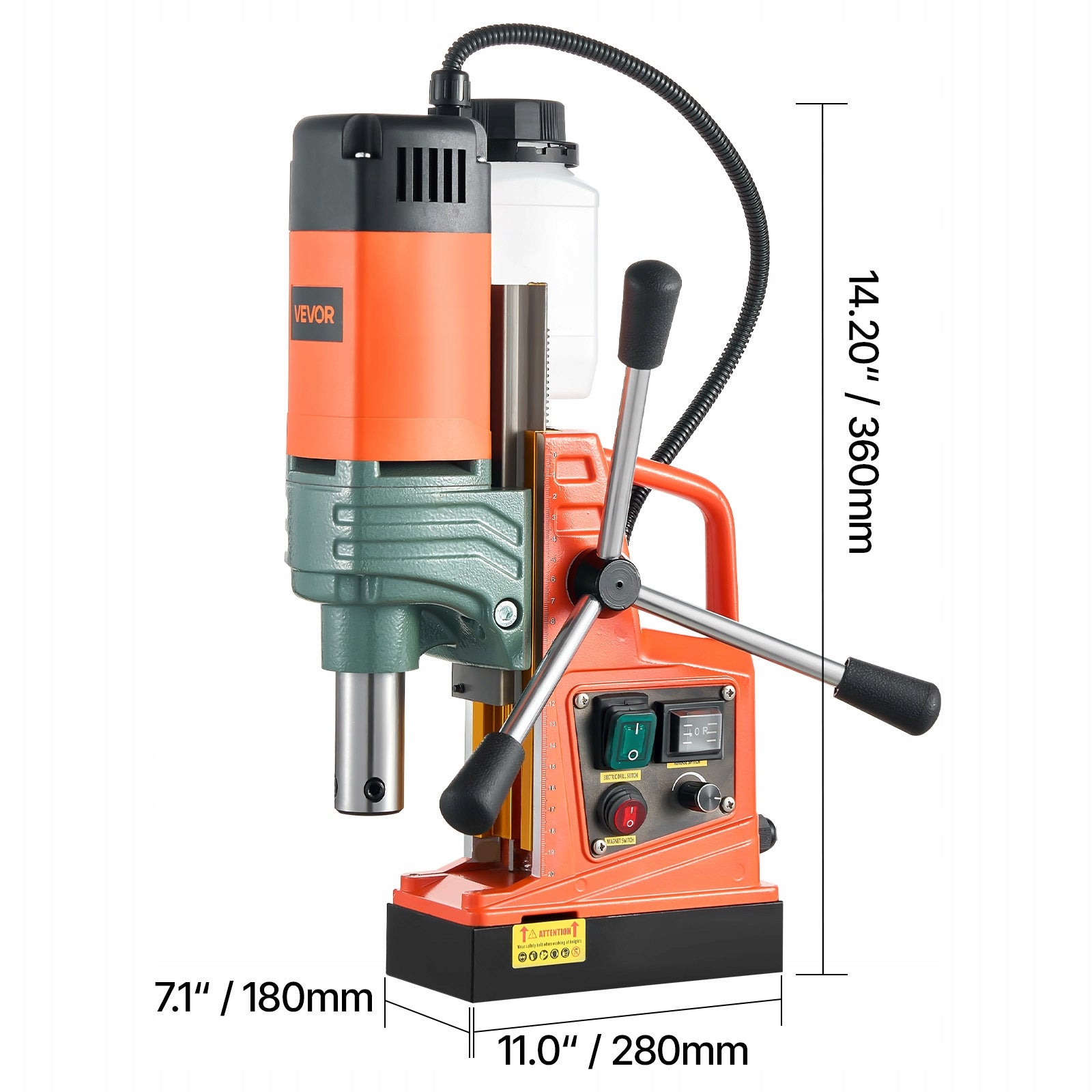 VEVOR Magnetic Drilling Machine 1450W Magnetic Force 13000N Safety Manufacturer code CLZTJ6JTFP50QLWW70