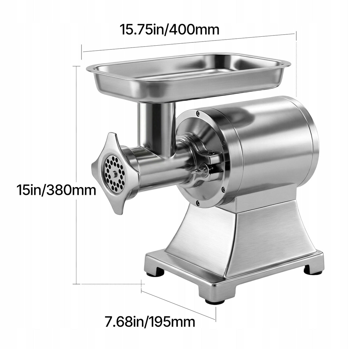 VEVOR Meat Machine 750W 4,2KG/Min Ease of Cleaning Multifunctionality Manufacturer code SYTMDDJRJSYSI