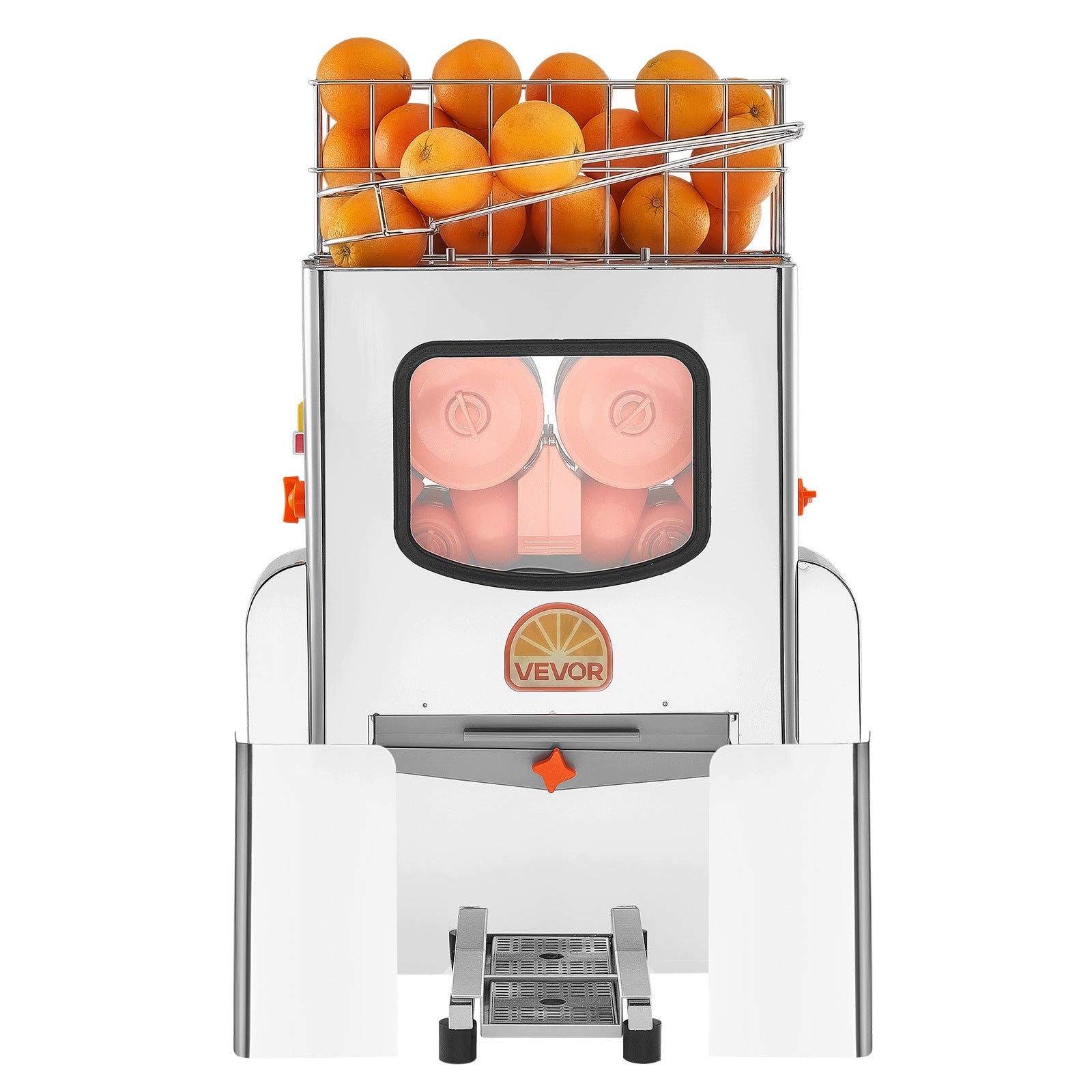 VEVOR Orange Juicer 120W Easy to Clean Stainless Steel