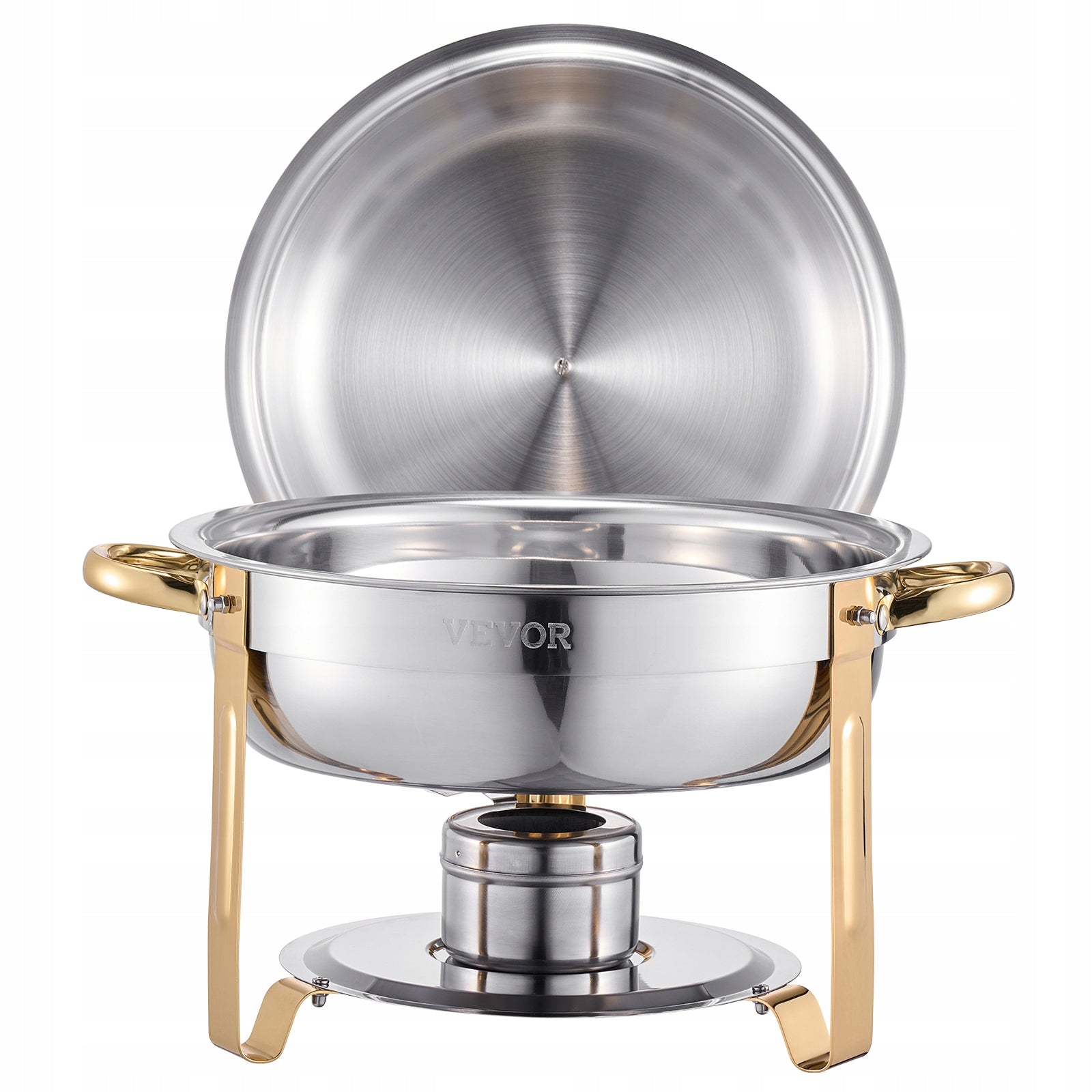 VEVOR Podgrzewacz Żywności Okrągły Złoty 4.7L 4Szt Stal Nierdzewna Manufacturer code YXBXGSTGK4JT0H