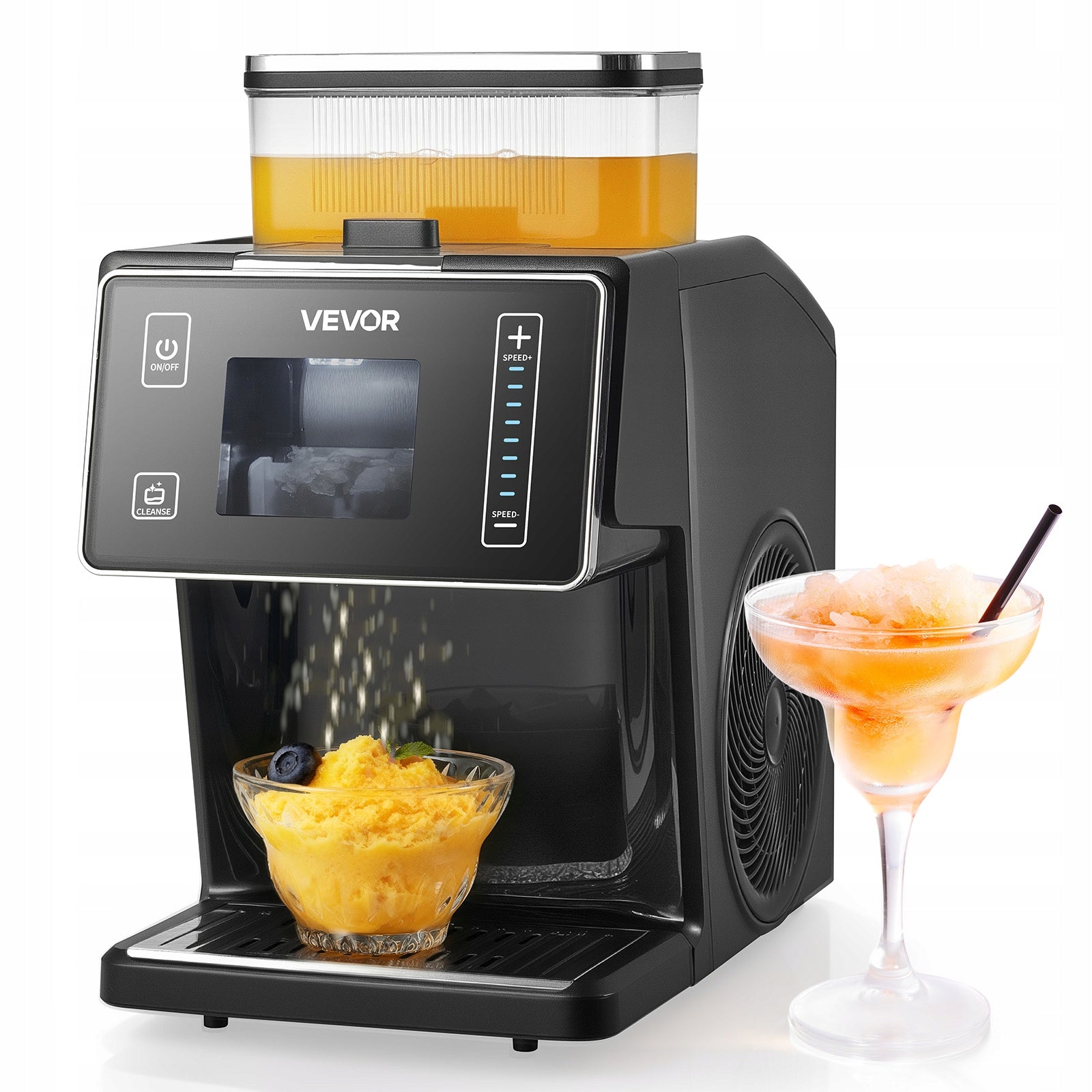 VEVOR Slush Machine 20KG/Day 170W 0,8L Highly Efficient Ice Production