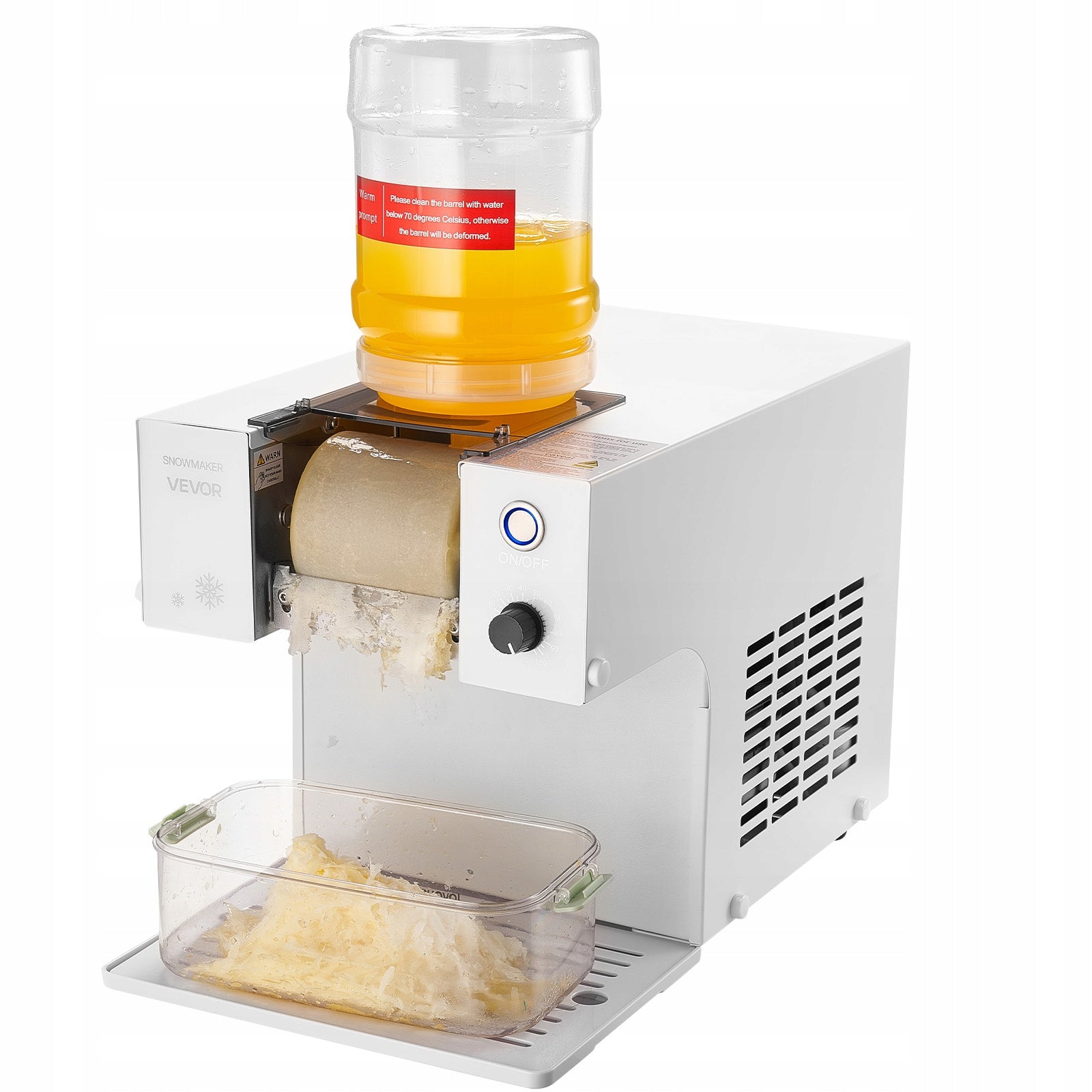 VEVOR Slush Machine 60KG/Day Easy to Clean With Adjustable Speed