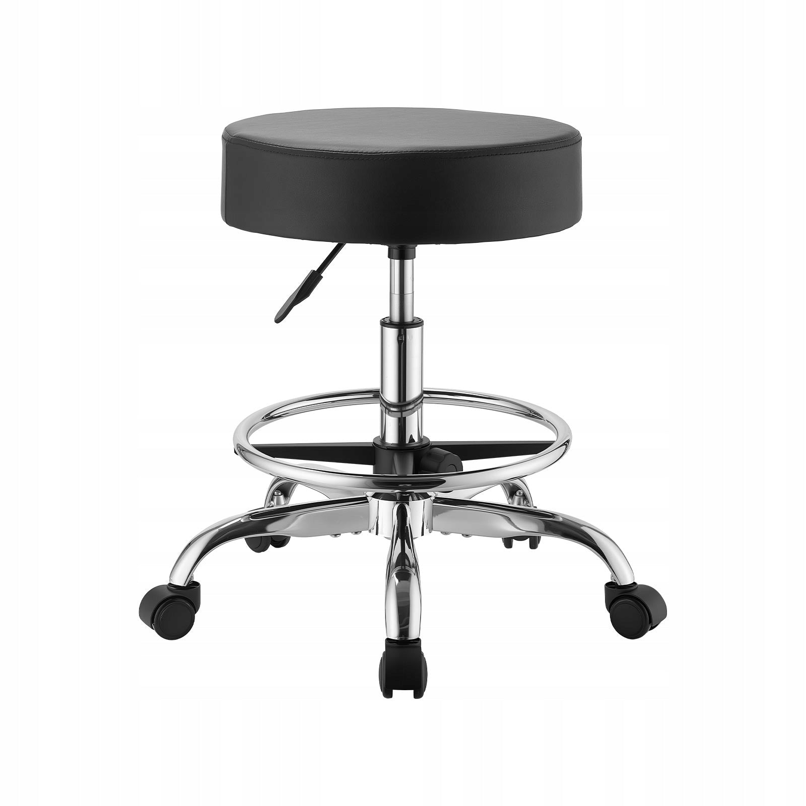 VEVOR Stool On Wheels Swivel Height Adjustable Easy Cleaning