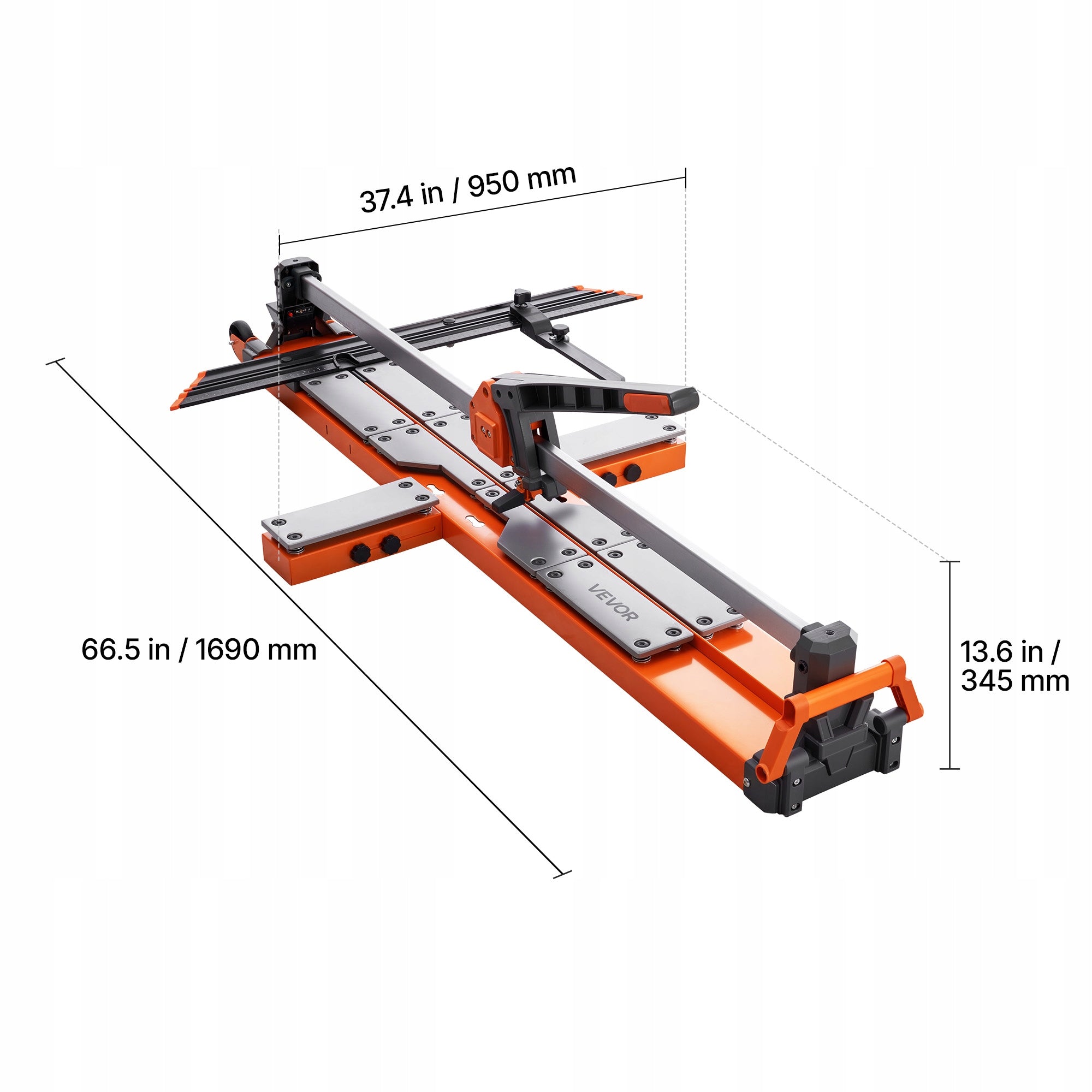 VEVOR Tile Cutter 120CM Precision Cutting With Spring Base Manufacturer code DHDZPTK12