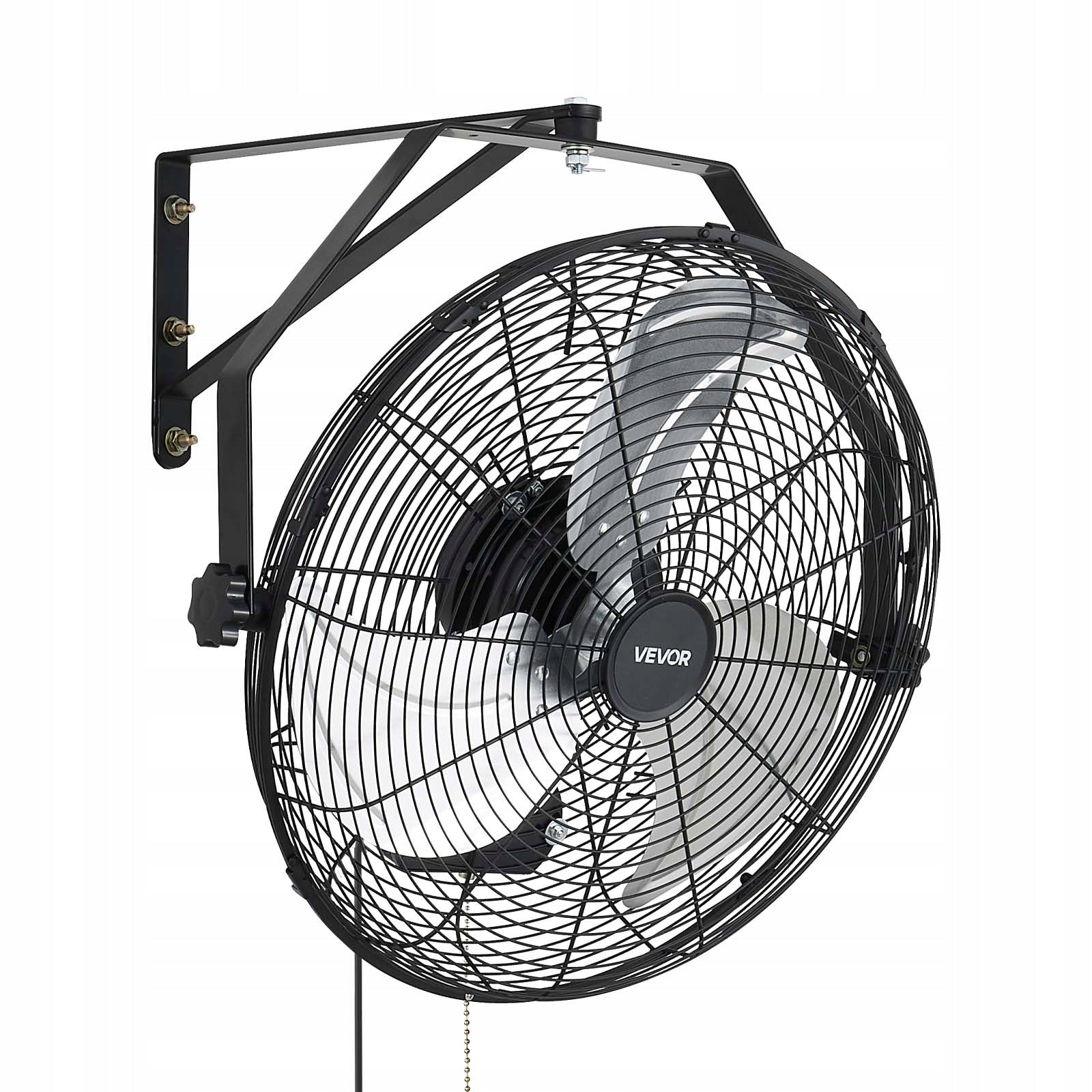 VEVOR Wall Fan 80W 56,5CM Waterproof IP44 With 3 Speeds Brand Vevor