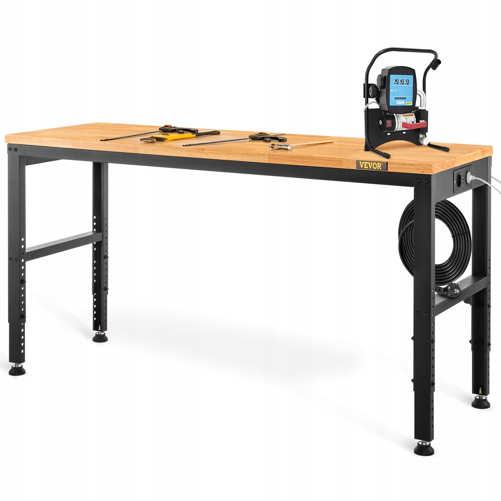 VEVOR Workshop Table Load capacity 900KG 135x46x72-97CM Height Adjustable Brand Vevor