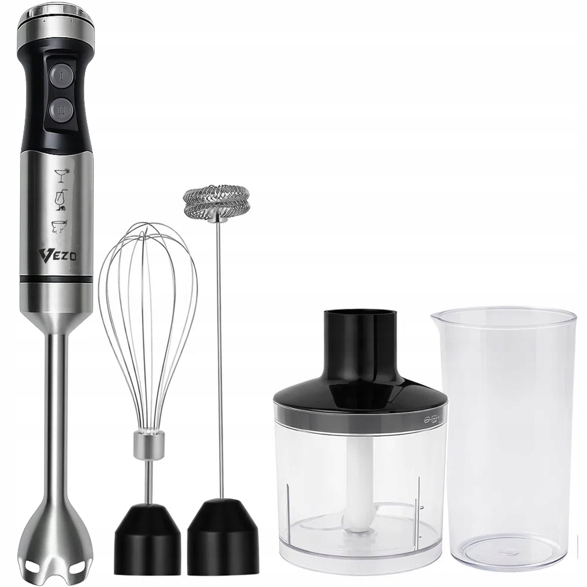VEZO BLENDER HANDHELD MULTIFUNCTIONAL MIXER 1000W SHREDDER SET 5in1 Manufacturer code #11666