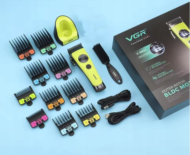 VGR V-880C Green ROTATECH Motor TOP BARBER Packaging status original