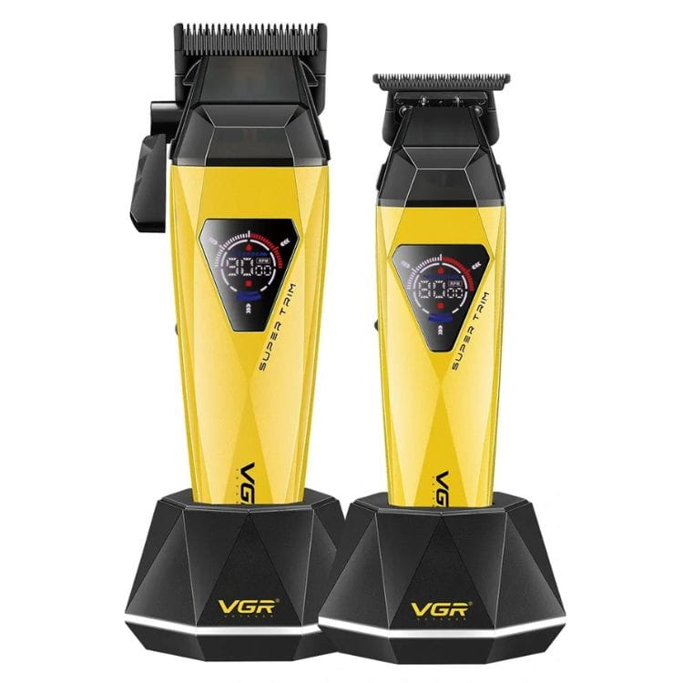 VGR WIRELESS HAIRDRESSING KIT 2in1 CLIPPER + TRIMMER Packaging status original