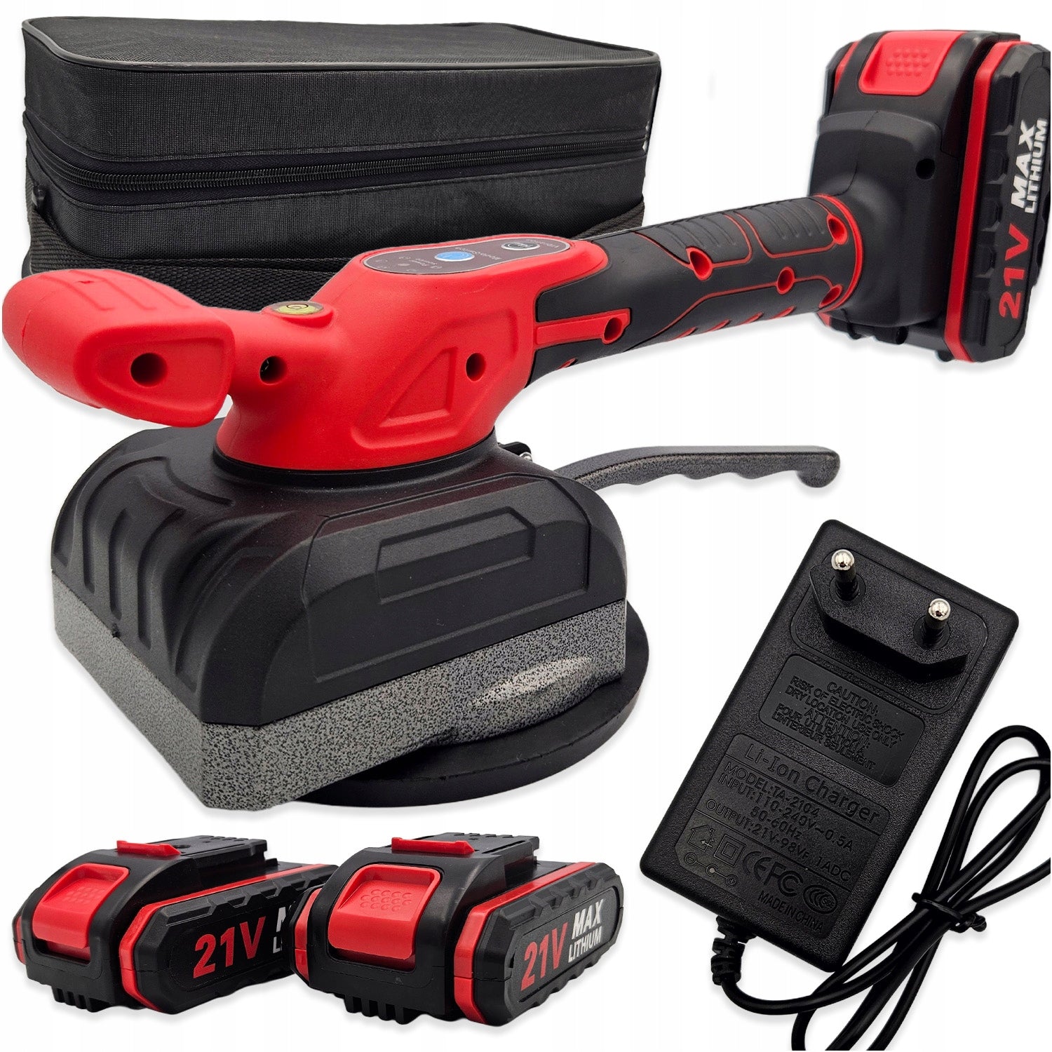 VIBRATING GLAZE TILE SUCTION CUP LEVELING VIBRATOR 2xAKU STRONG 21V