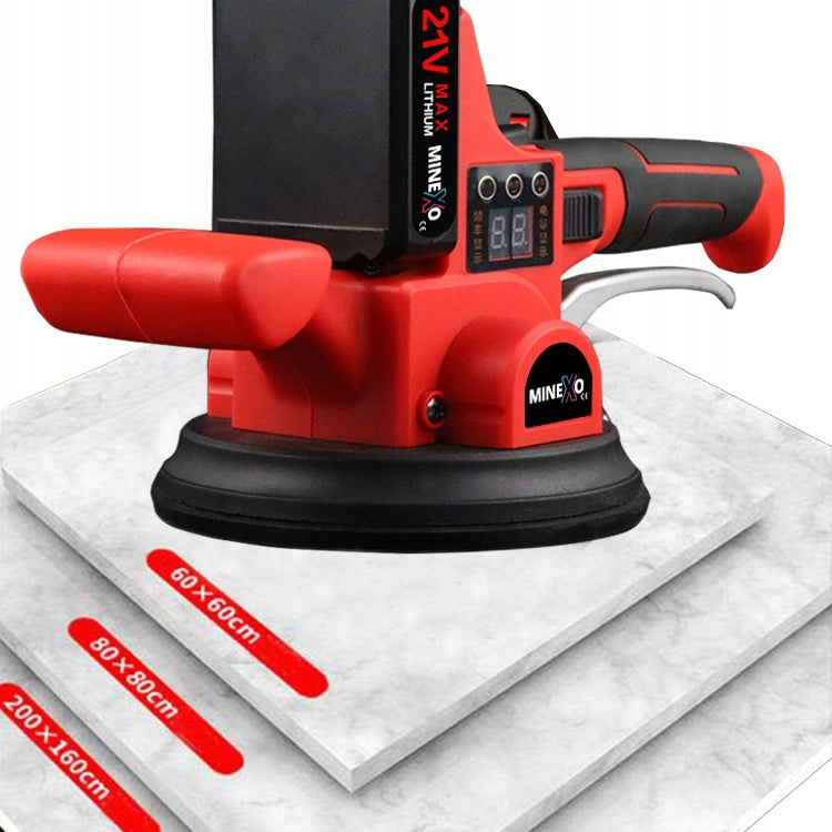 VIBRATING SUCTION CUP FOR TILES VIBRATOR FOR LEVELING 2x AKU STRONG 21V Manufacturer code BIG_TILE_RED + AKU