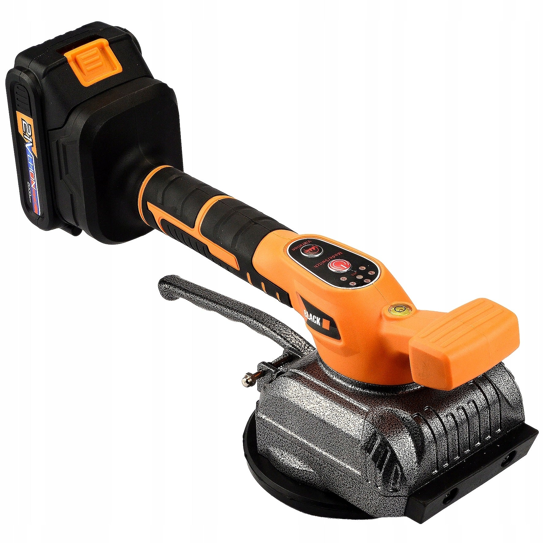 VIBRATING SUCTION CUP FOR TILES VIBRATOR FOR LEVELING 2xAKU STRONG 21V PRO Series Przyssawka wibracyjna do glazury płytek