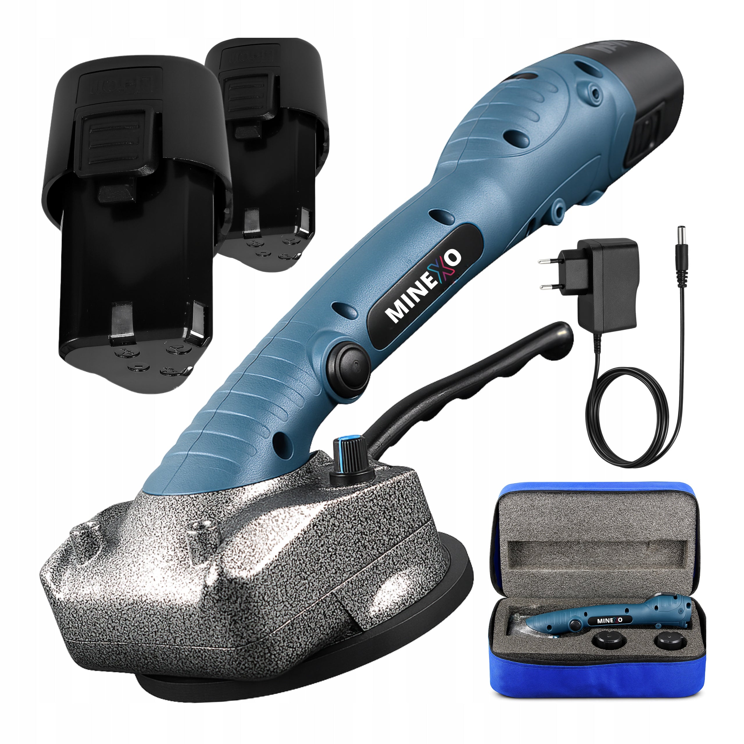VIBRATING SUCTION CUP for LAYING and Leveling tiles + SUITCASE + 2xAKU