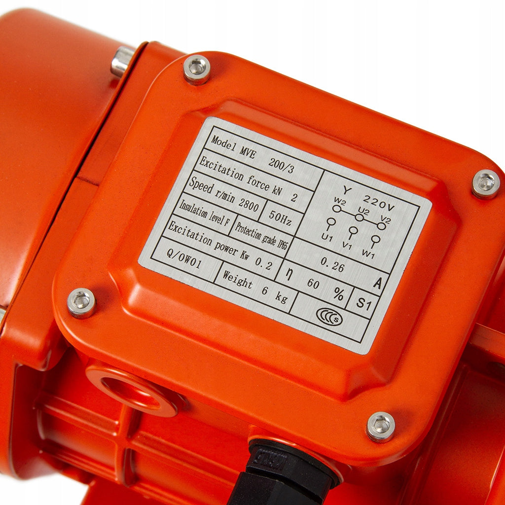 VIBRATION MOTOR 230V | 200W | 3000 RPM | 1-PHASE Packaging status original