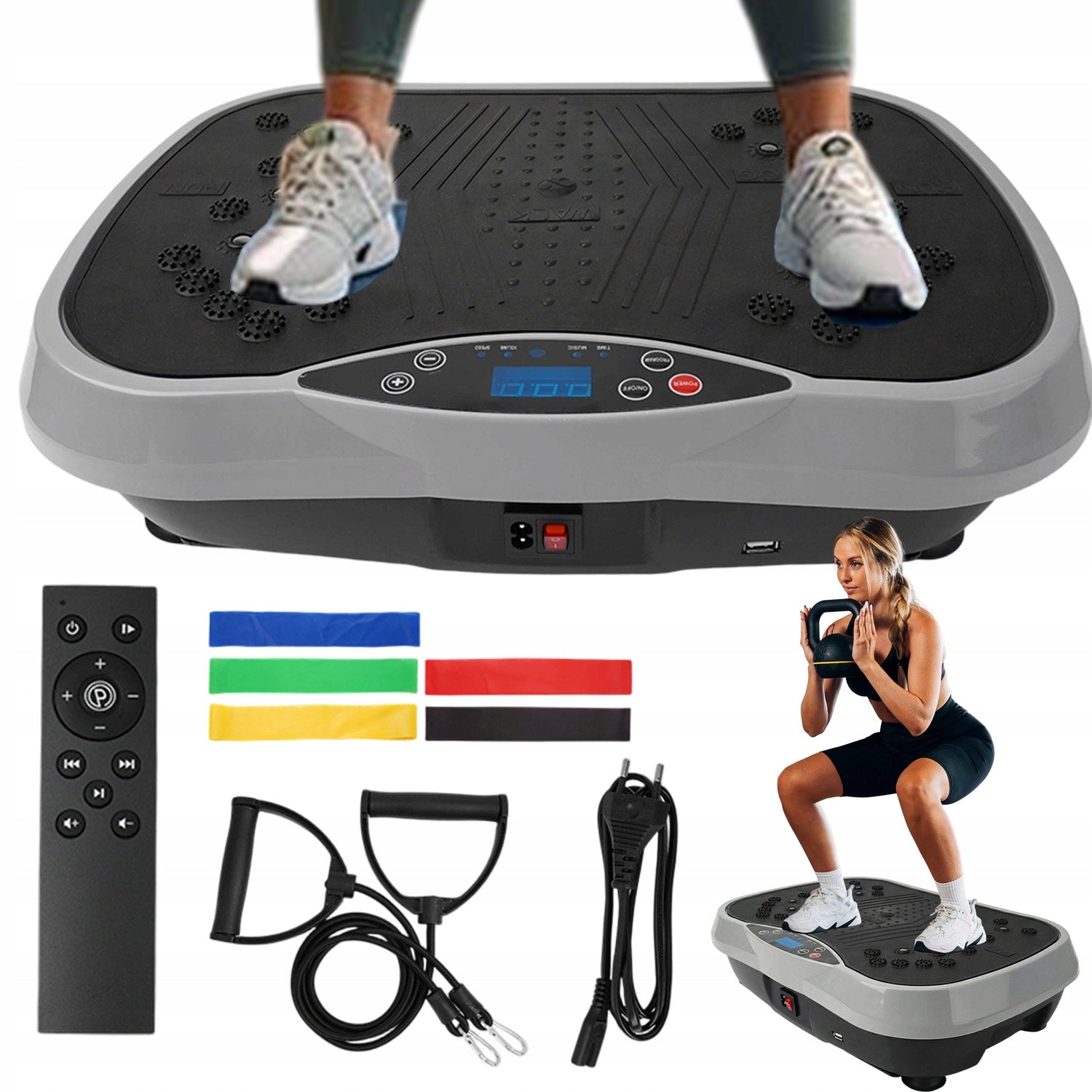 VIBRATION PLATE PLATFORM WITH VIBRATION MAT VIBRATING FIRMING FOR HOME