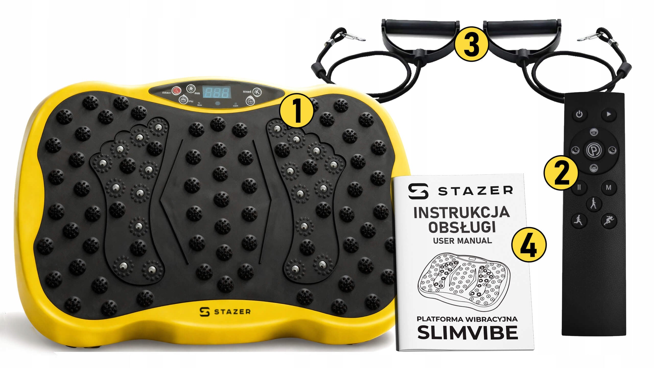 VIBRATION PLATFORM EXERCISE MASSAGER BODY TRAINING FITNESS GIFT Packaging status original