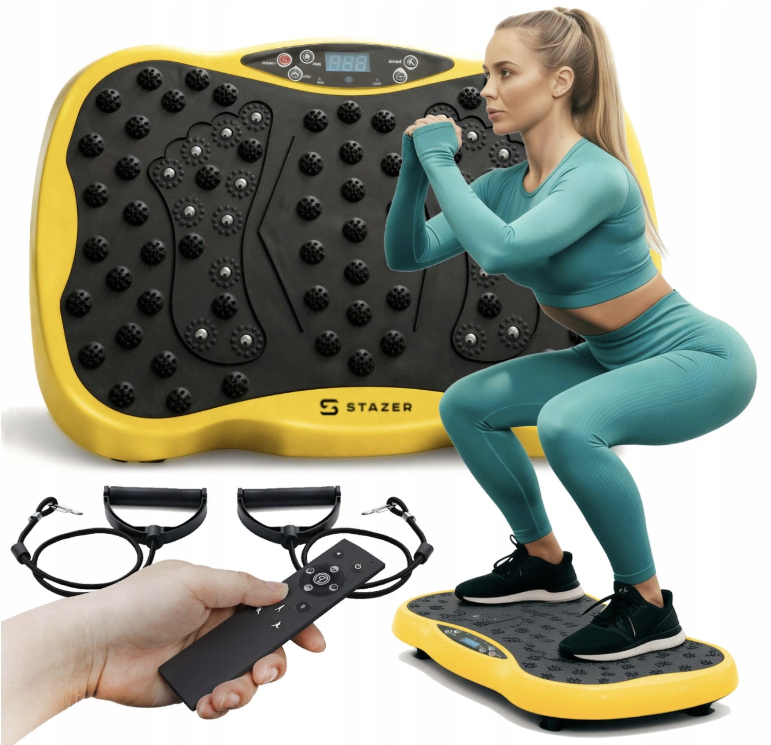 VIBRATION PLATFORM EXERCISE MASSAGER BODY TRAINING FITNESS GIFT