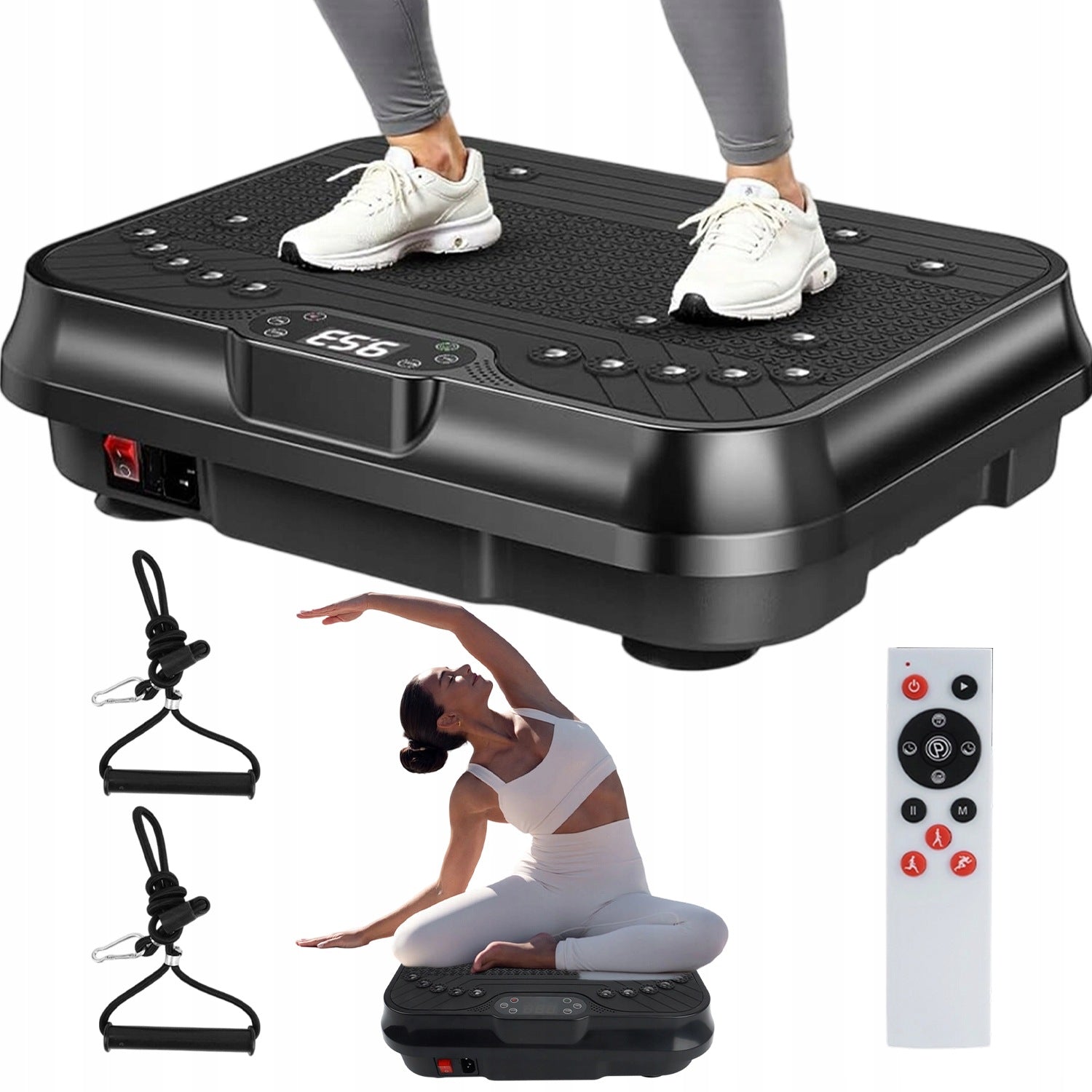 VIBRATION PLATFORM MAT WITH DURABLE CONSTRUCTION FOR DAILY EXERCISE
