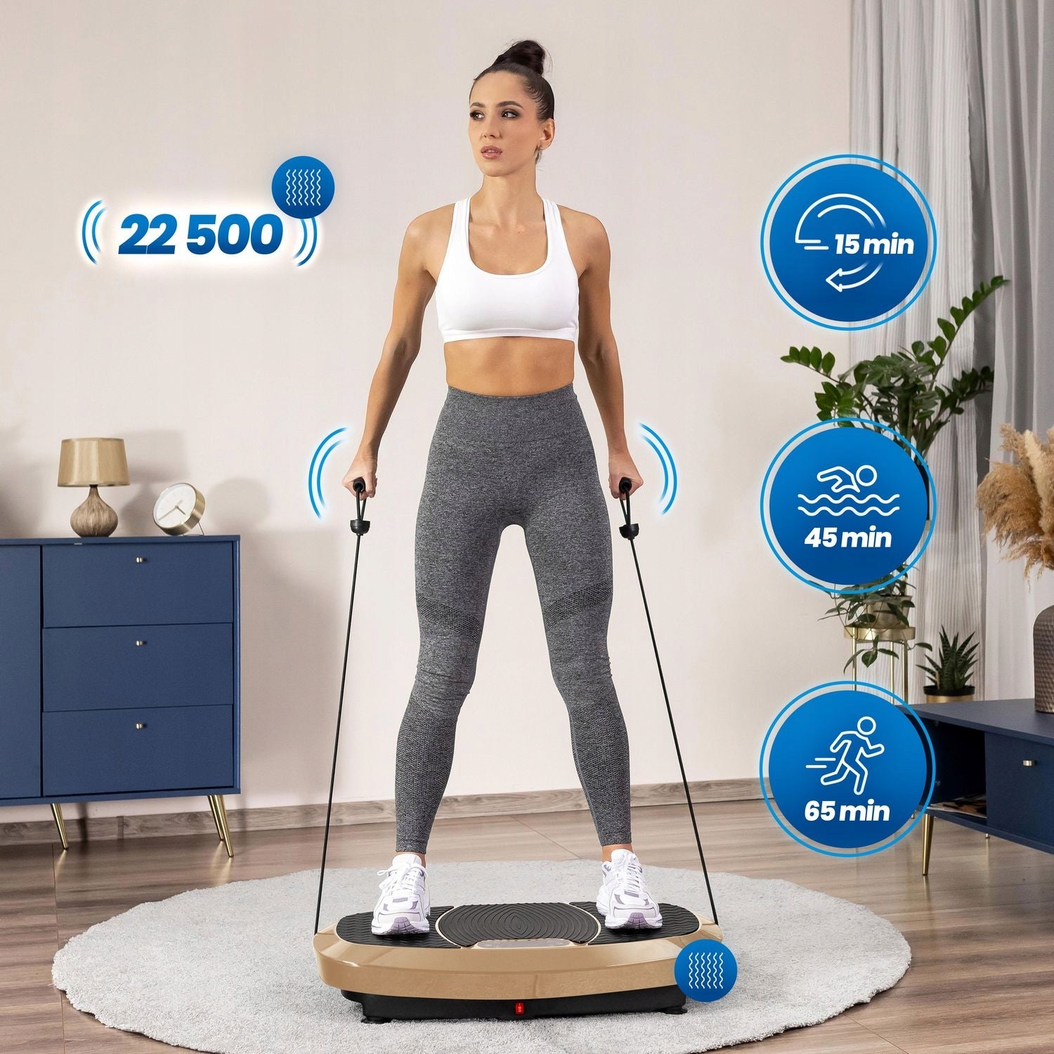 VIBRATION PLATFORM VIBRATING 3D BODY MASSAGER WITH LINKS XP750_3D GYMTEK Manufacturer code XP750_3D