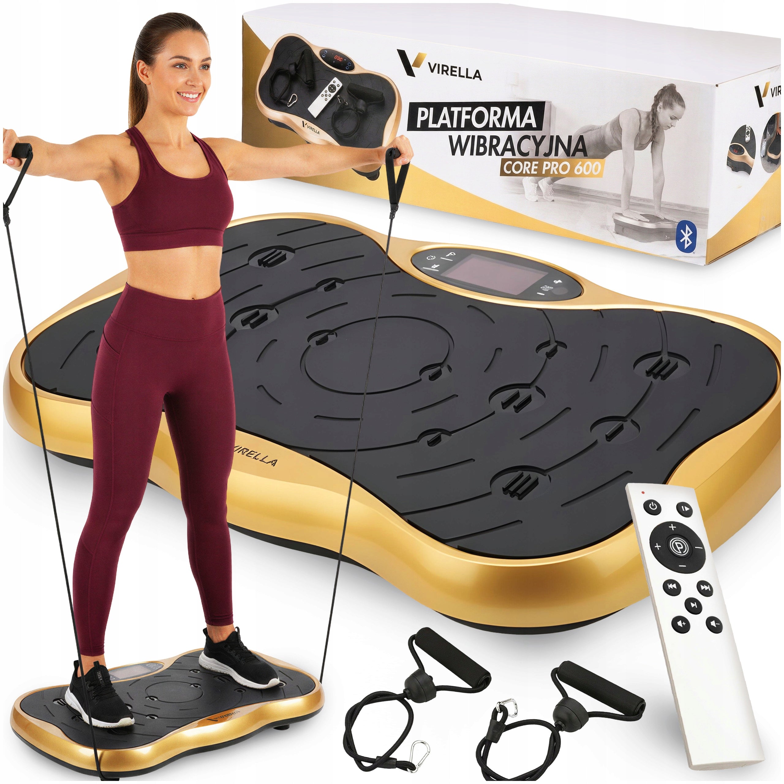 VIBRATION PLATFORM VIBRATING TRAINING ANTI-CELLULITE MASSAGER + EBOOK