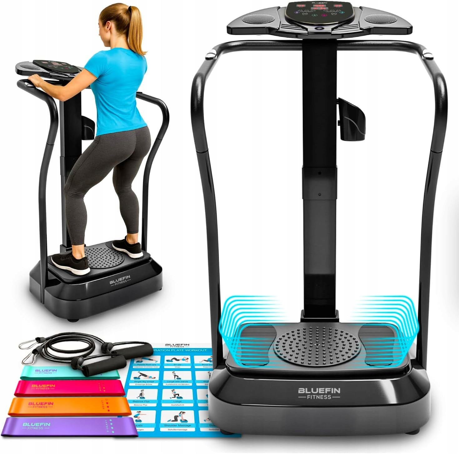 VIBRATION PLATFORM VIBRATING TRAINING MASSAGER Fitness Slimming