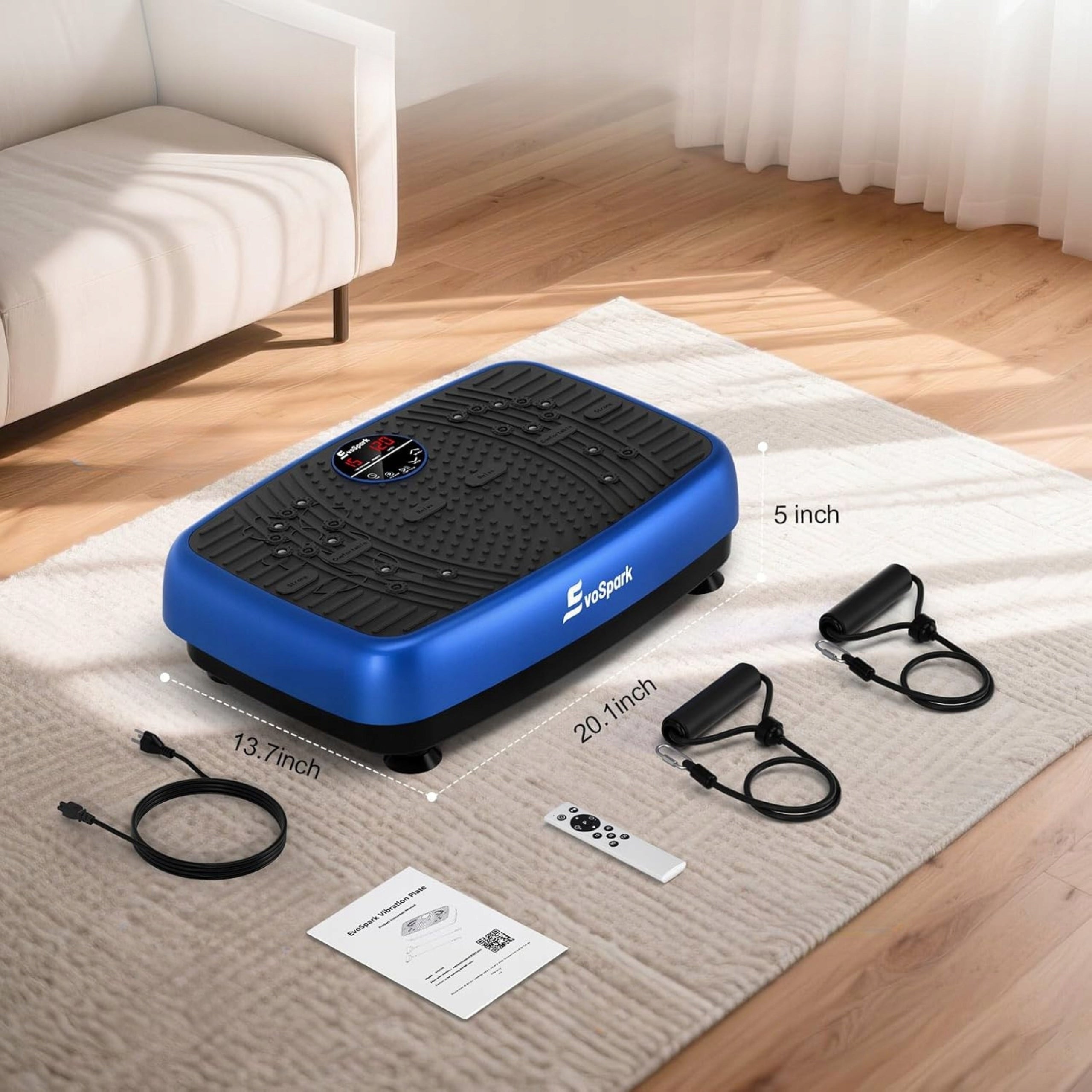 VIBRATION PLATFORM VIBRATING TRAINING MASSAGER WITH DOUBLE MOTOR Brand no brand