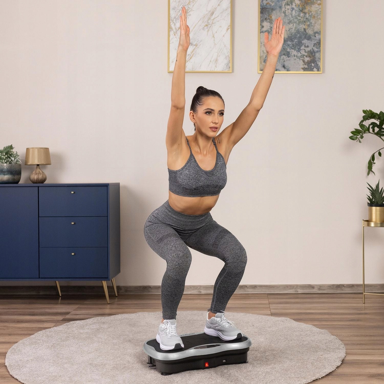 VIBRATION PLATFORM VIBRATING TRAINING MASSAGER WITH REMOTE CONTROL XP500 GYMTEK Brand Gymtek