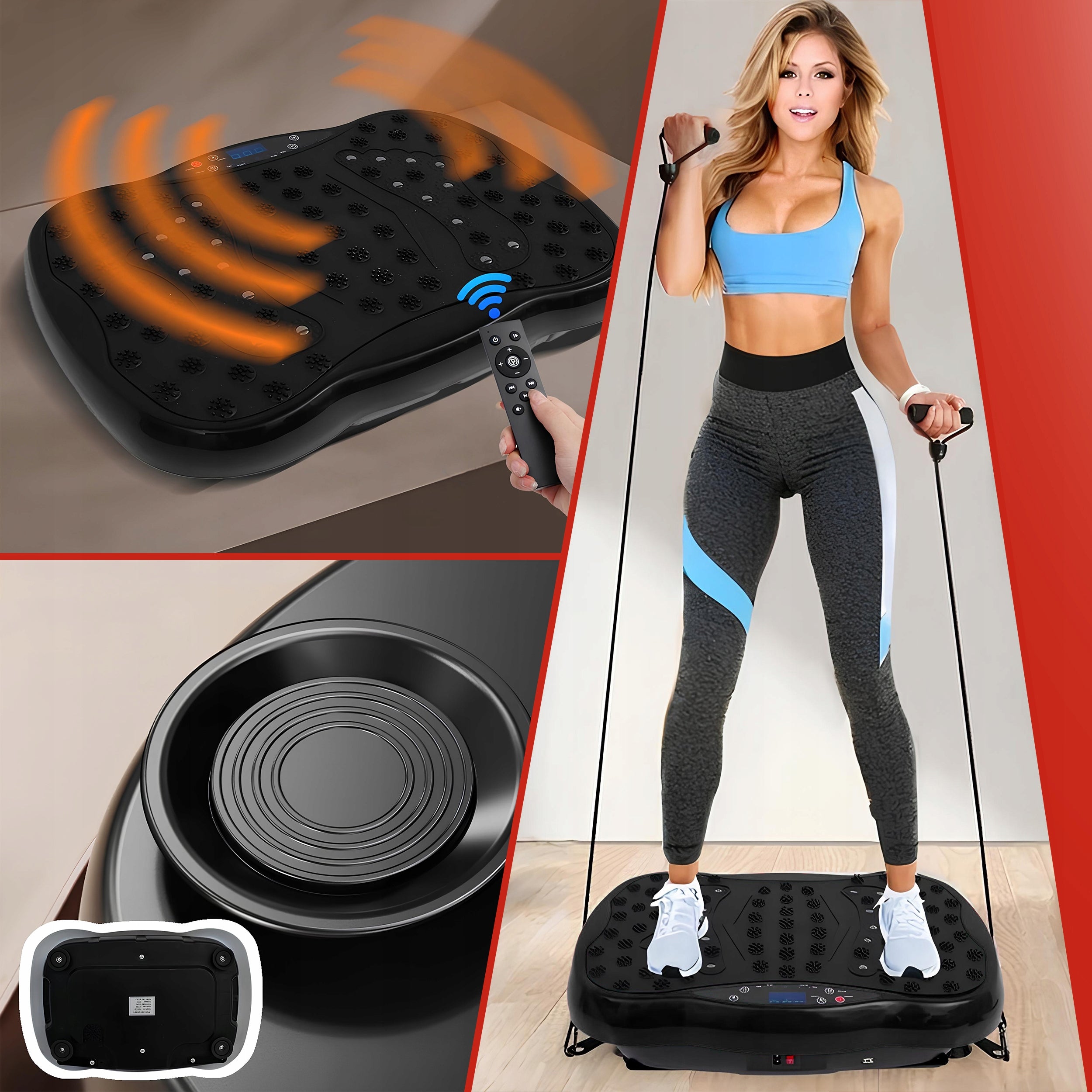 VIBRO SLIM VIBRATION PLATFORM MASSAGER EFFORTLESS FULL BODY TRAINING Packaging status original