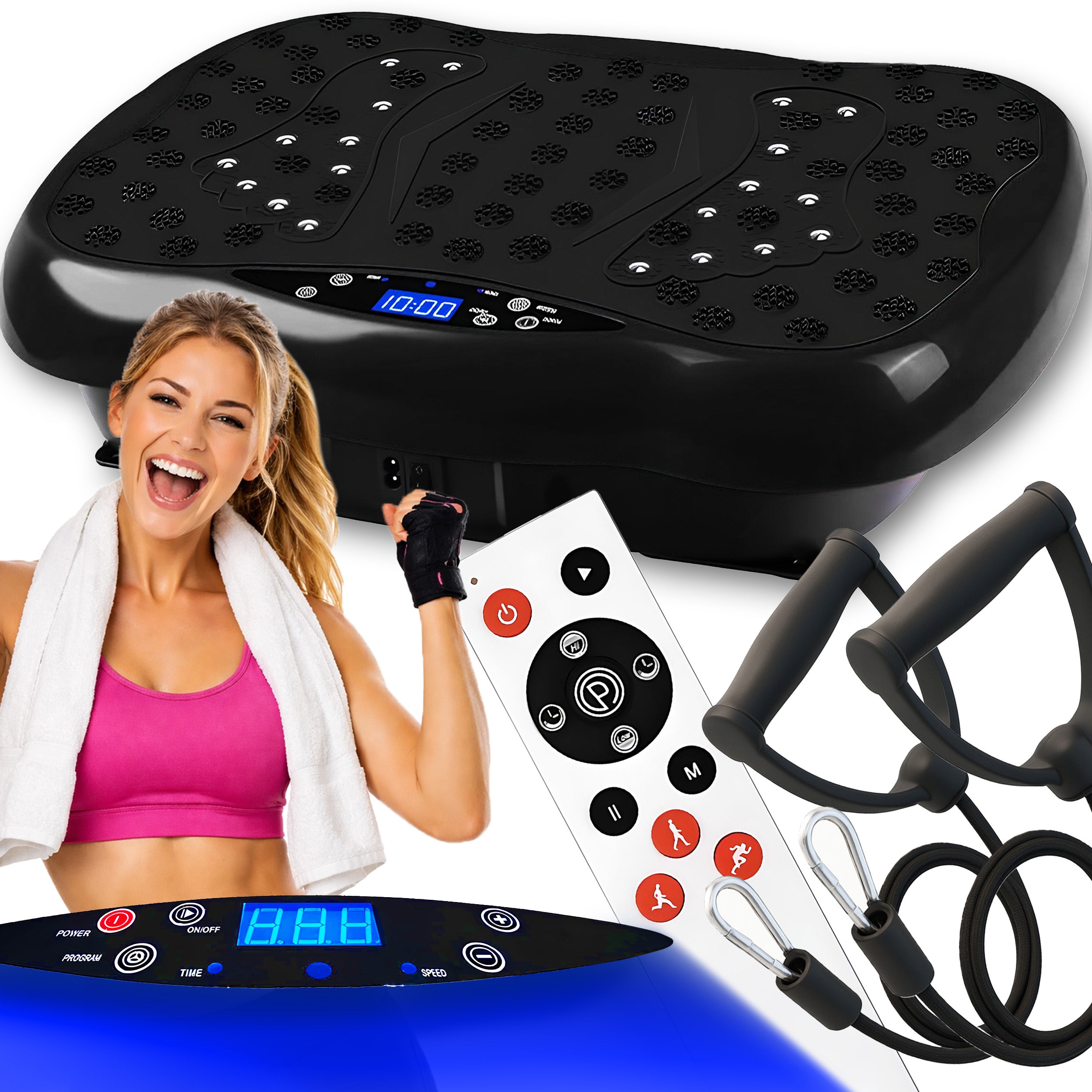VIBRO SLIM VIBRATION PLATFORM MASSAGER EFFORTLESS FULL BODY TRAINING
