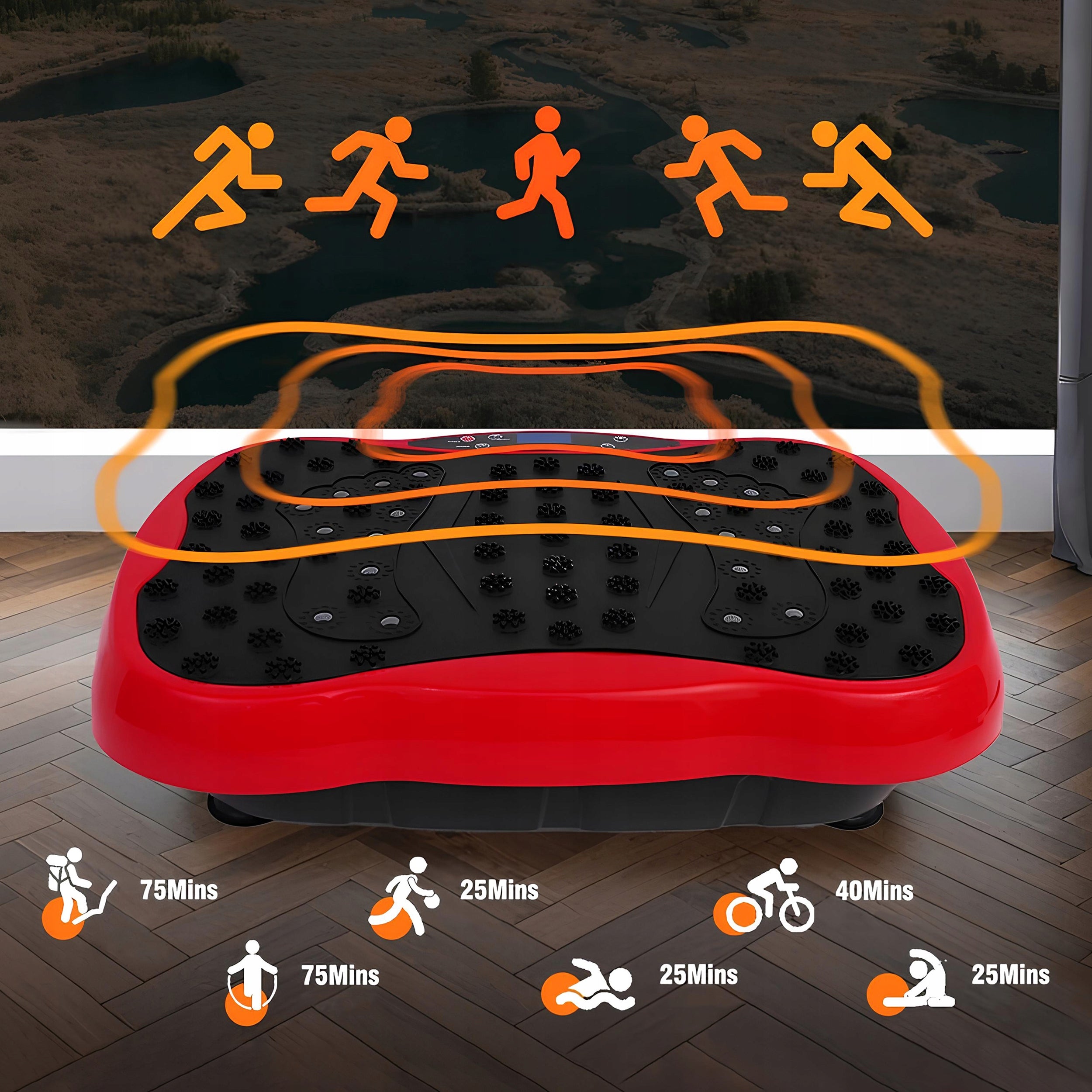 VIBRO SLIM VIBRATION PLATFORM MASSAGER FULL BODY WORKOUT EFFORTLESSLY Manufacturer code 5906492208519